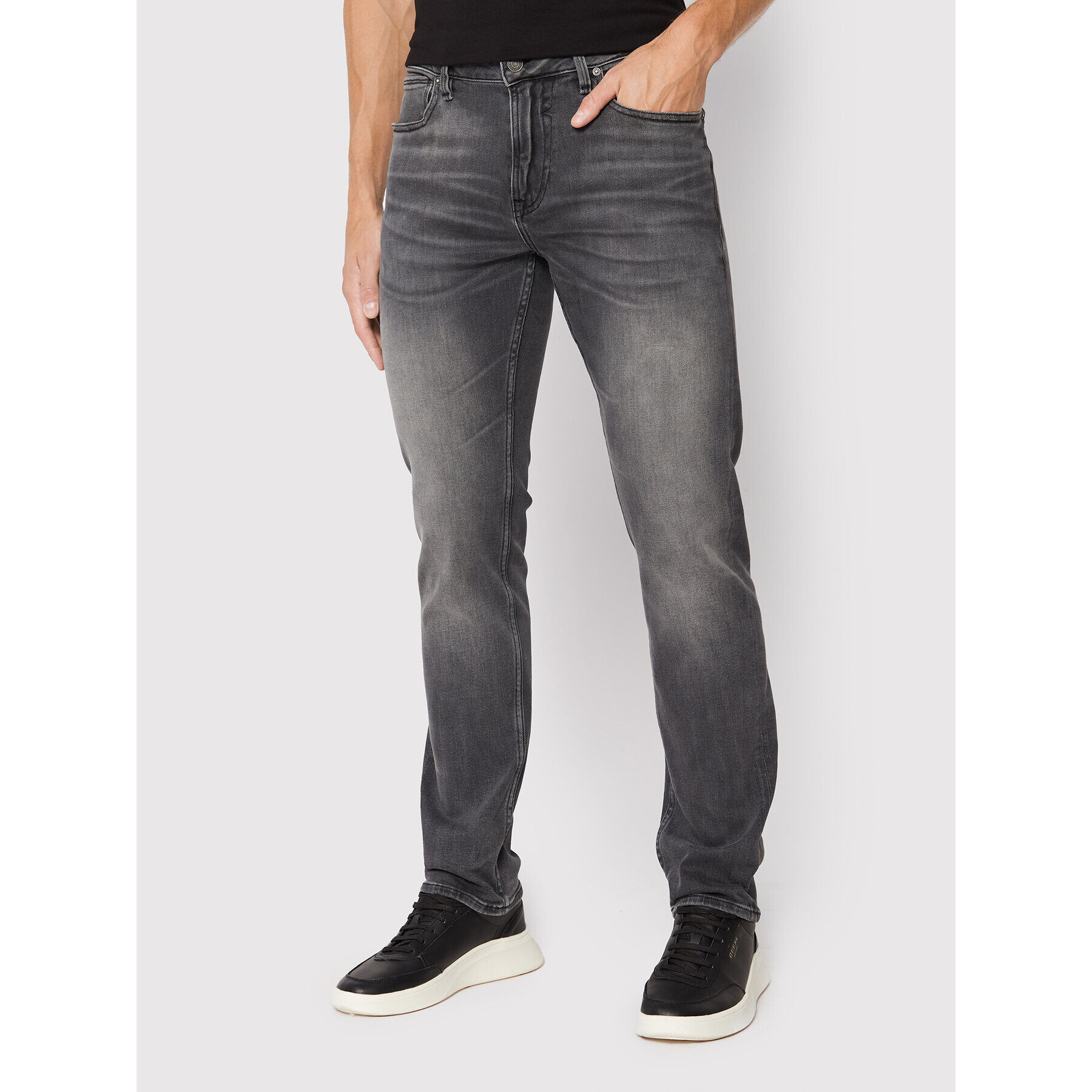 Guess Sveter Angeles M2YAN2 D4Q52 Sivá Slim Fit - Pepit.sk