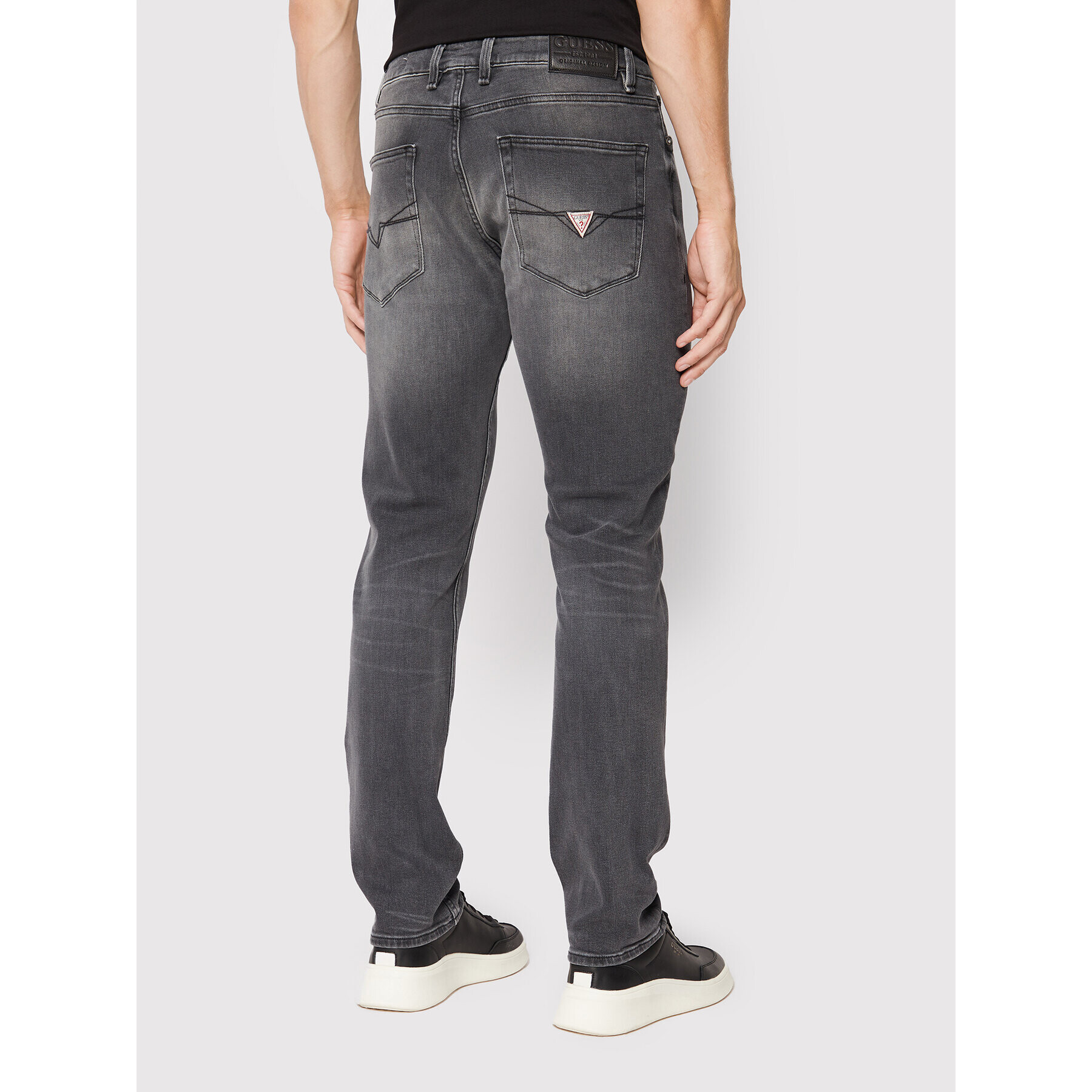 Guess Sveter Angeles M2YAN2 D4Q52 Sivá Slim Fit - Pepit.sk