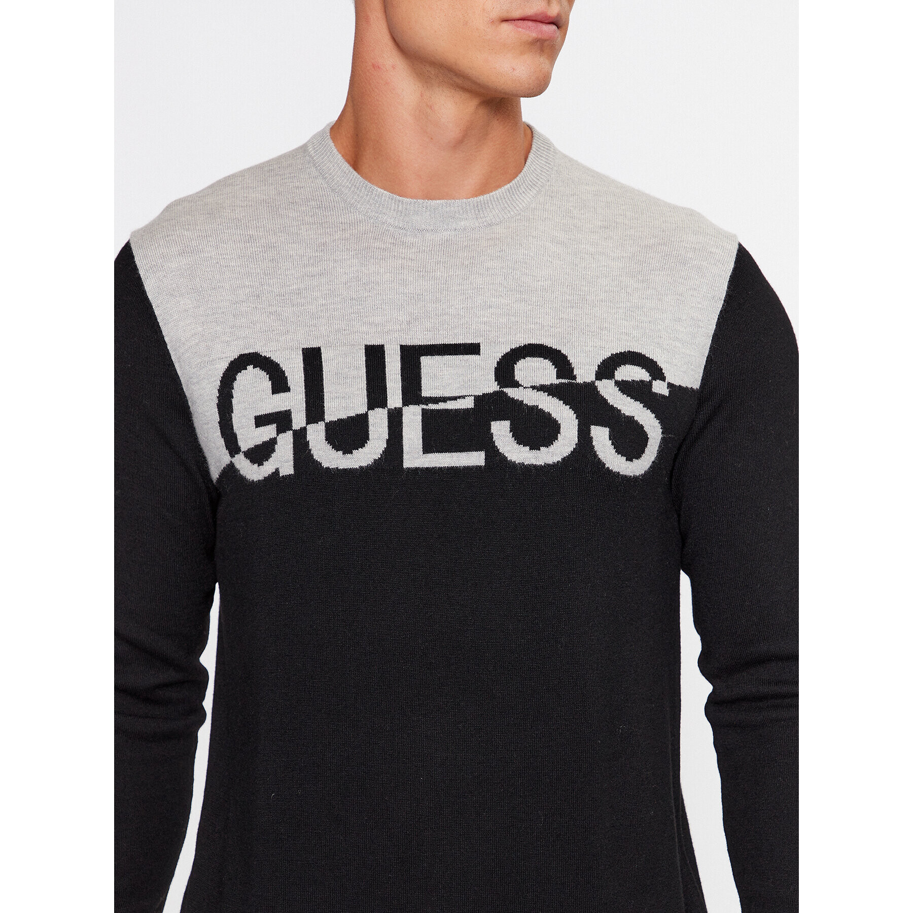 Guess Sveter M3BR09 Z3052 Čierna Regular Fit - Pepit.sk