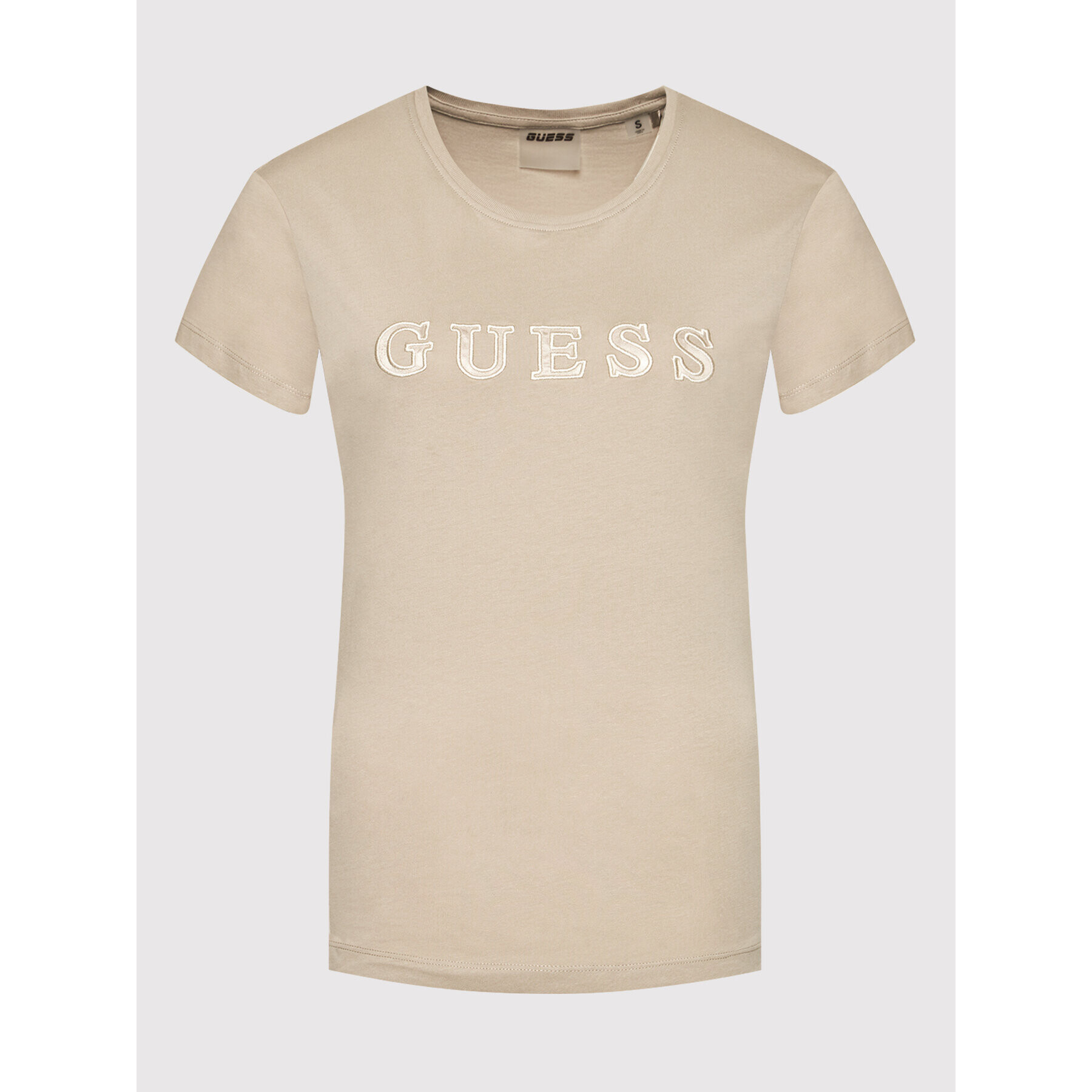 Guess Tričko Amice O1GA05 K8HM0 Hnedá Regular Fit - Pepit.sk