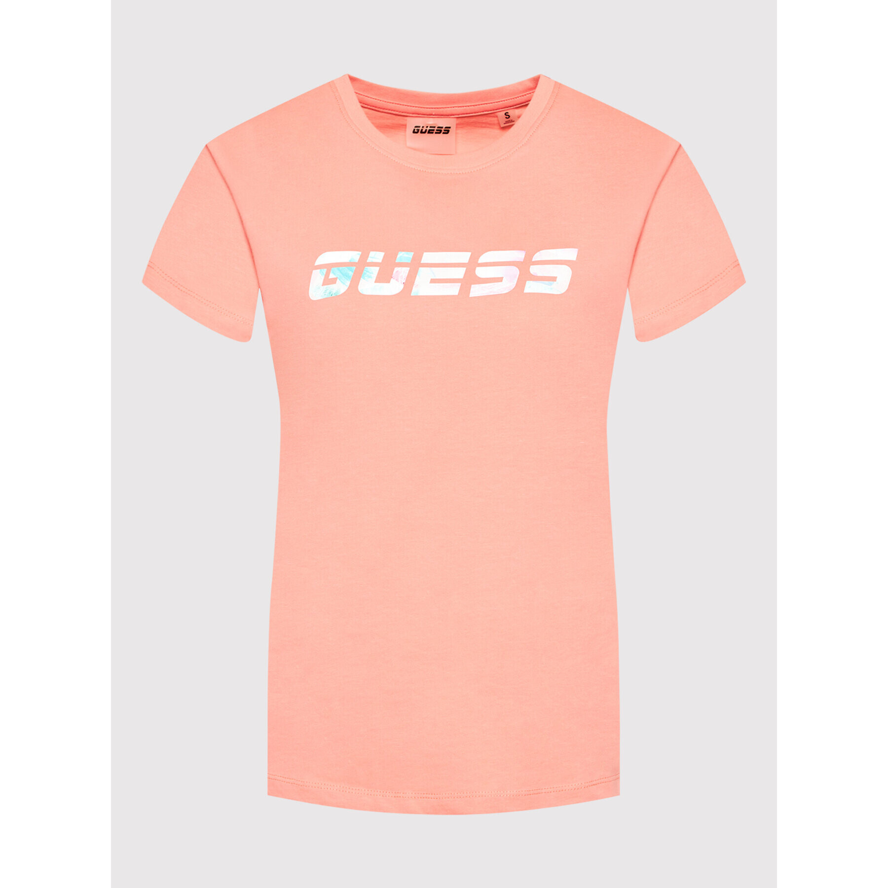 Guess Tričko Bessie V2GI07 I3Z11 Ružová Regular Fit - Pepit.sk