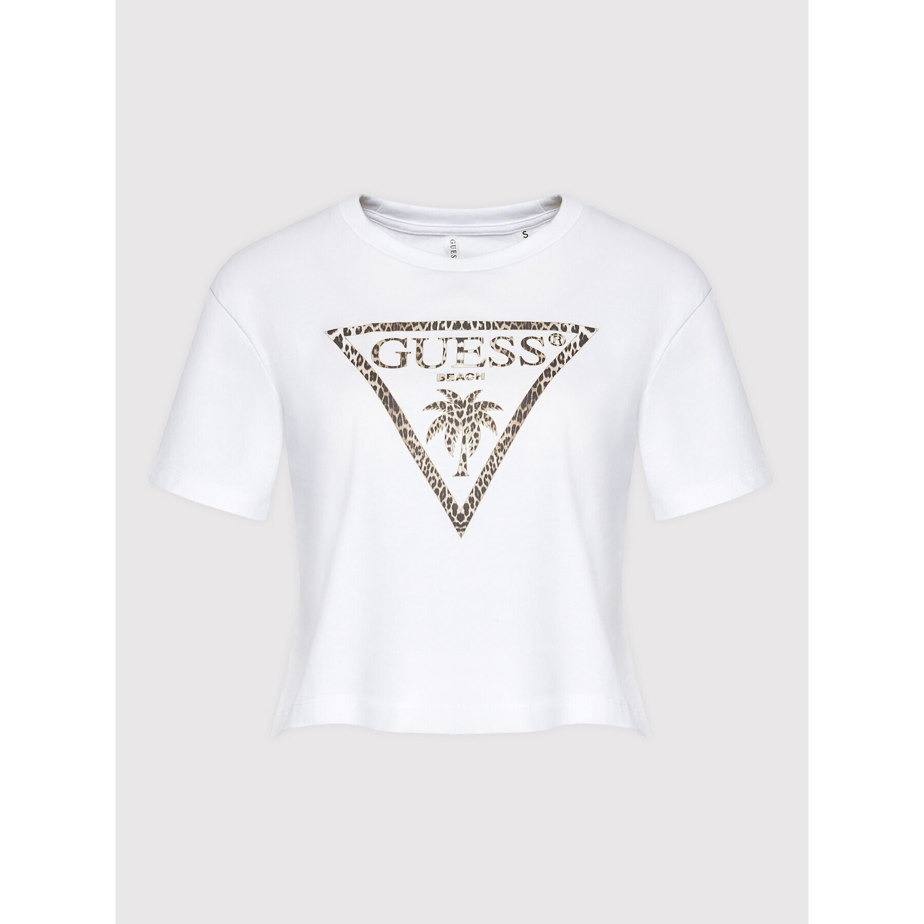 Guess Tričko E2GI03 K8HM0 Biela Regular Fit - Pepit.sk