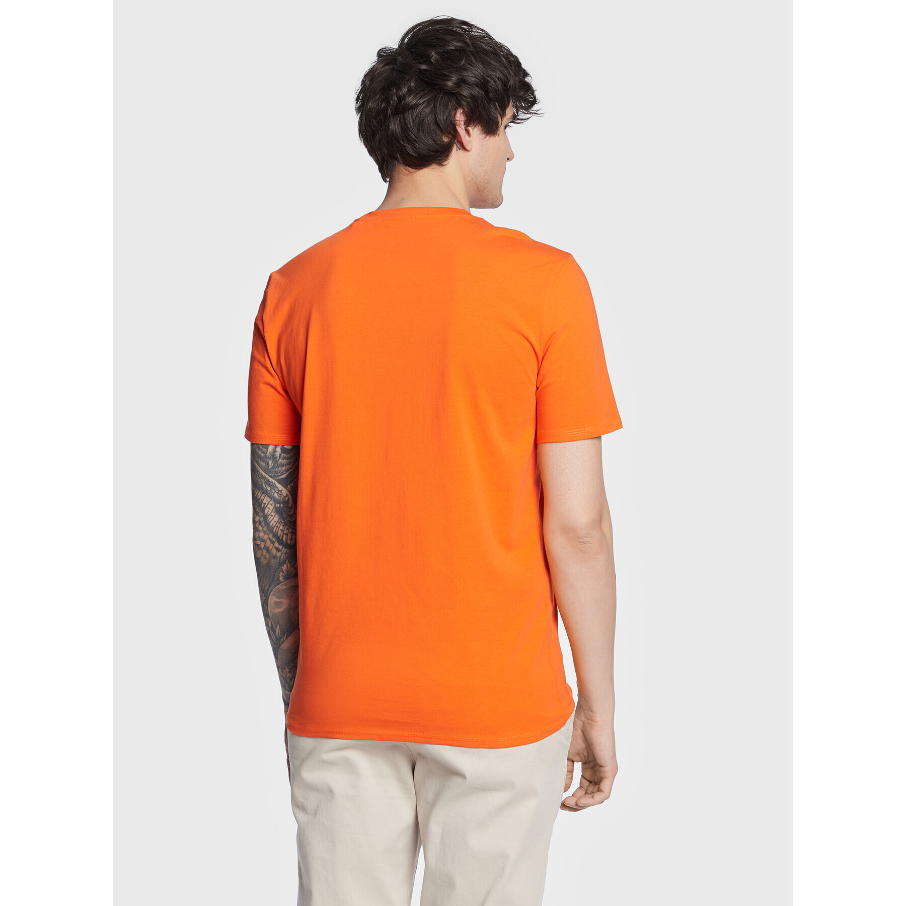 Guess Tričko F3GI10 J1314 Hnedá Slim Fit - Pepit.sk