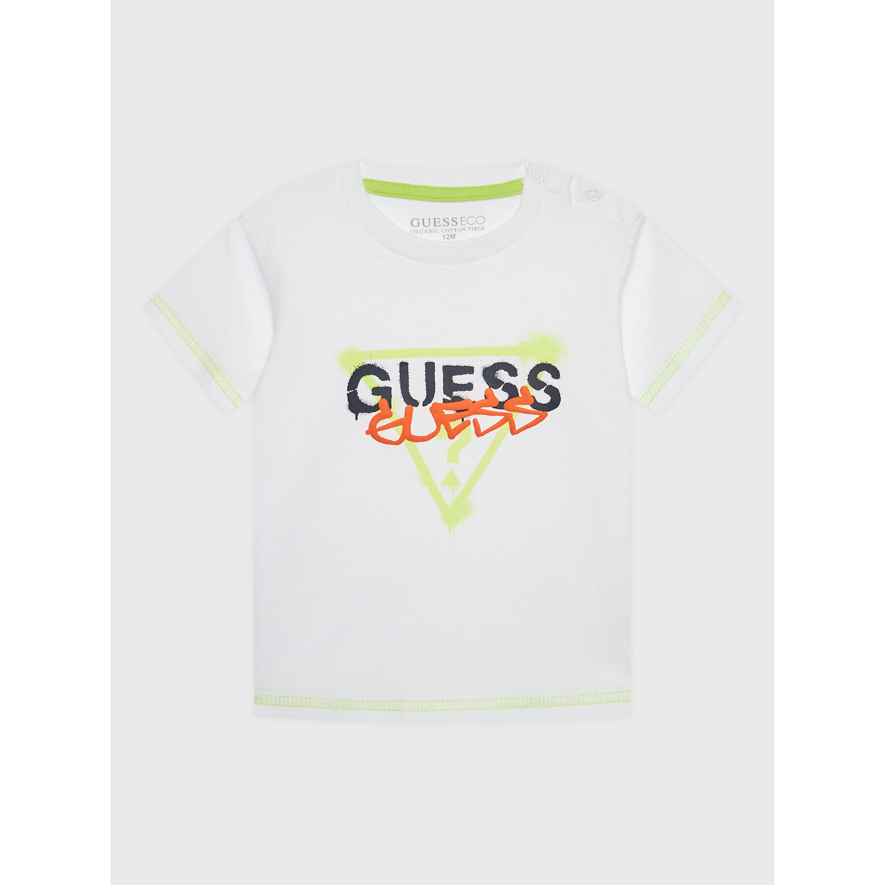 Guess Tričko I3RI02 K8HM0 Biela Regular Fit - Pepit.sk