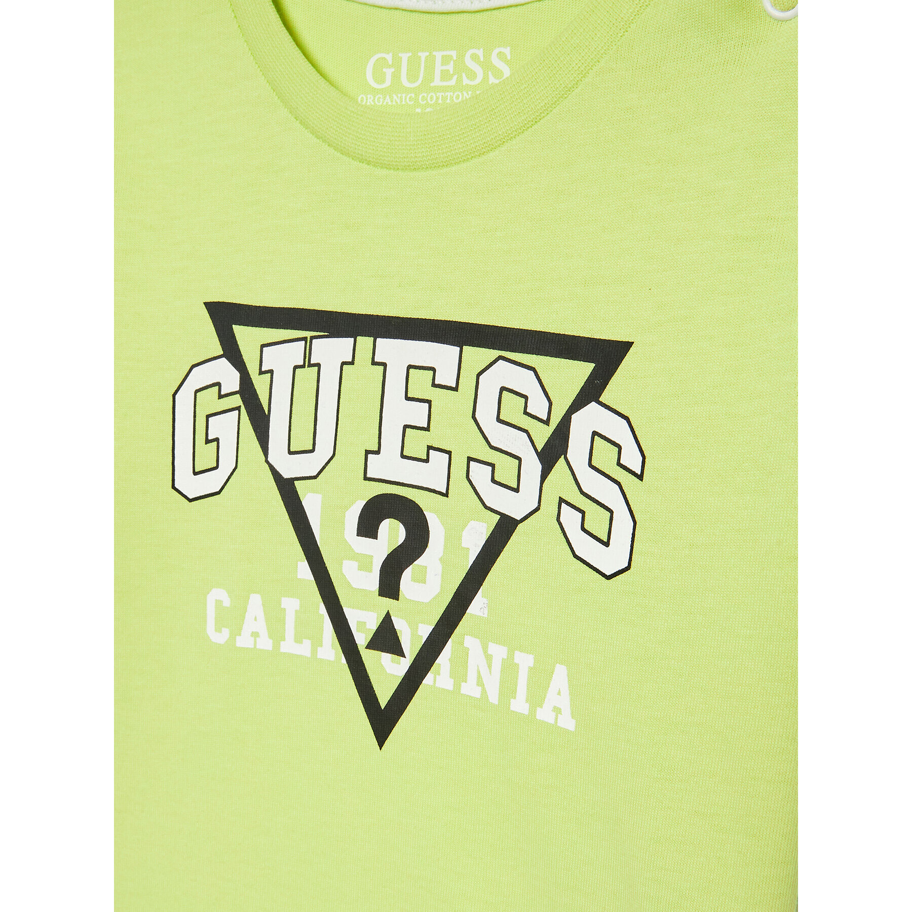 Guess Tričko I3RI03 K8HM0 Zelená Regular Fit - Pepit.sk