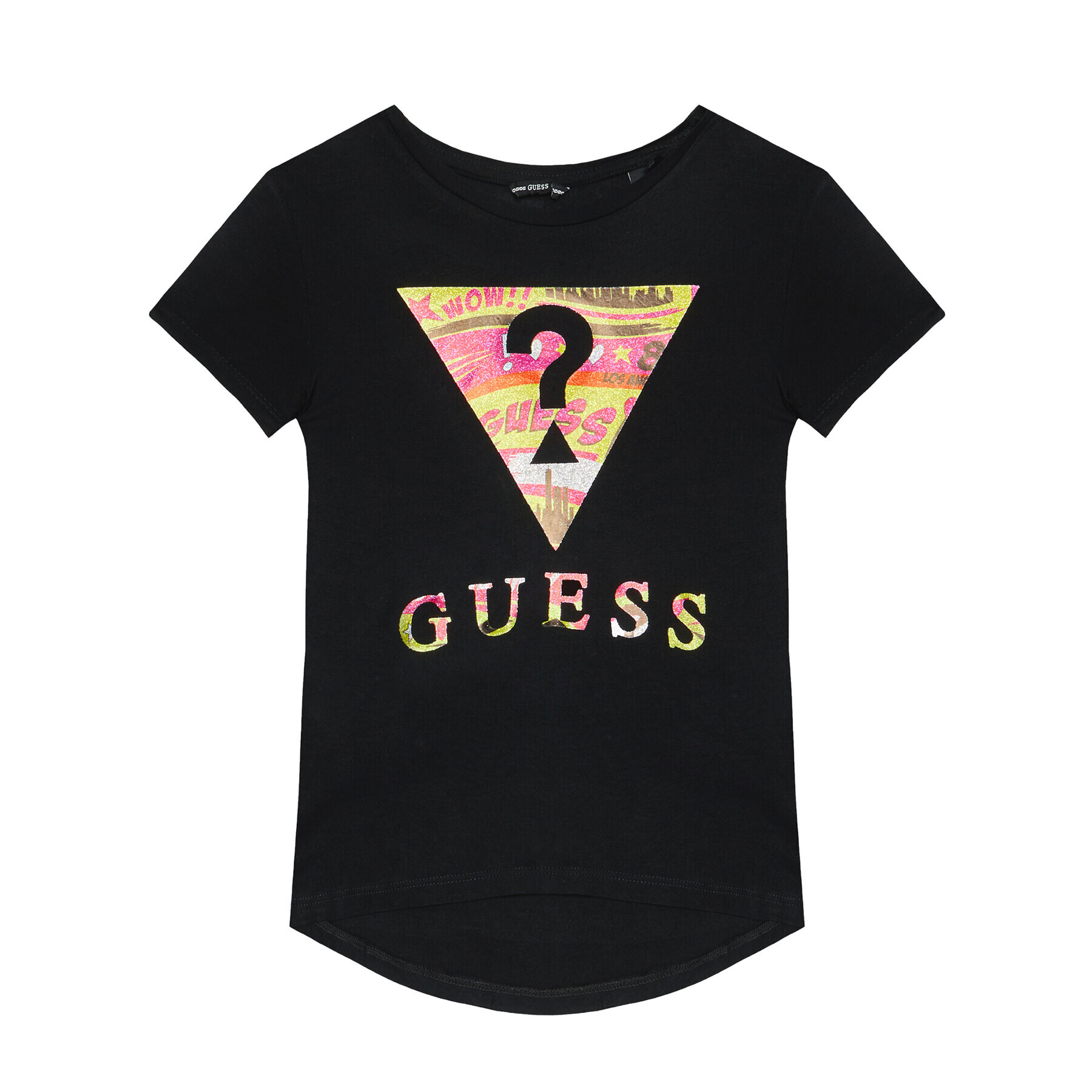 Guess Tričko J1RI27 K9MV0 Čierna Regular Fit - Pepit.sk