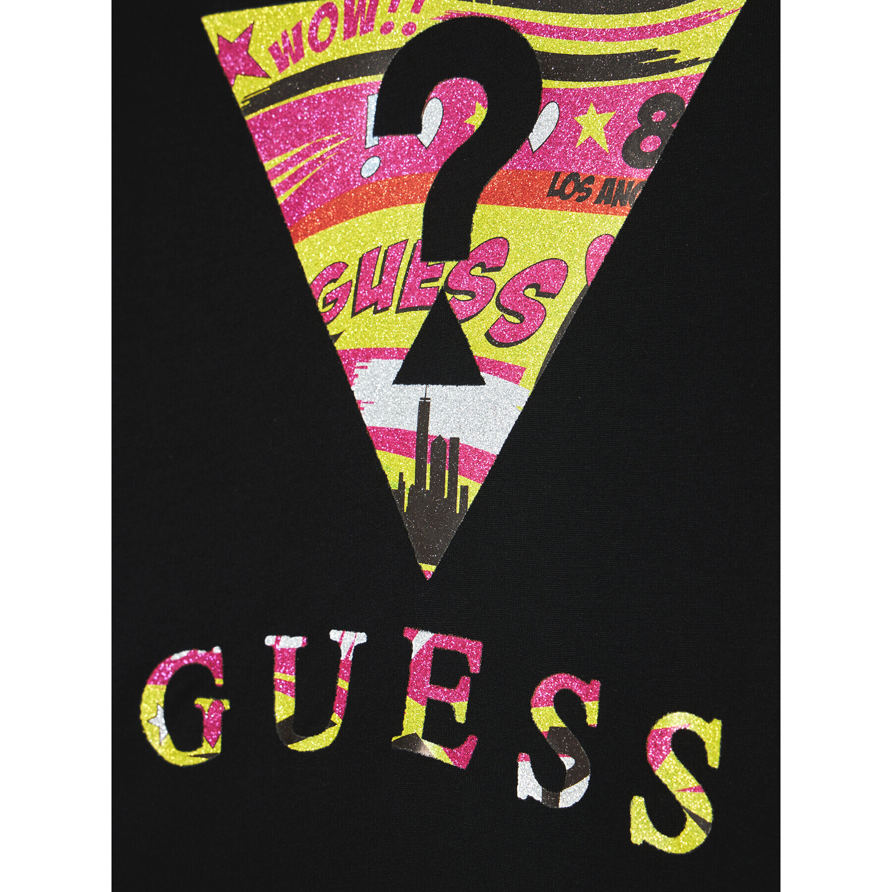 Guess Tričko J1RI27 K9MV0 Čierna Regular Fit - Pepit.sk