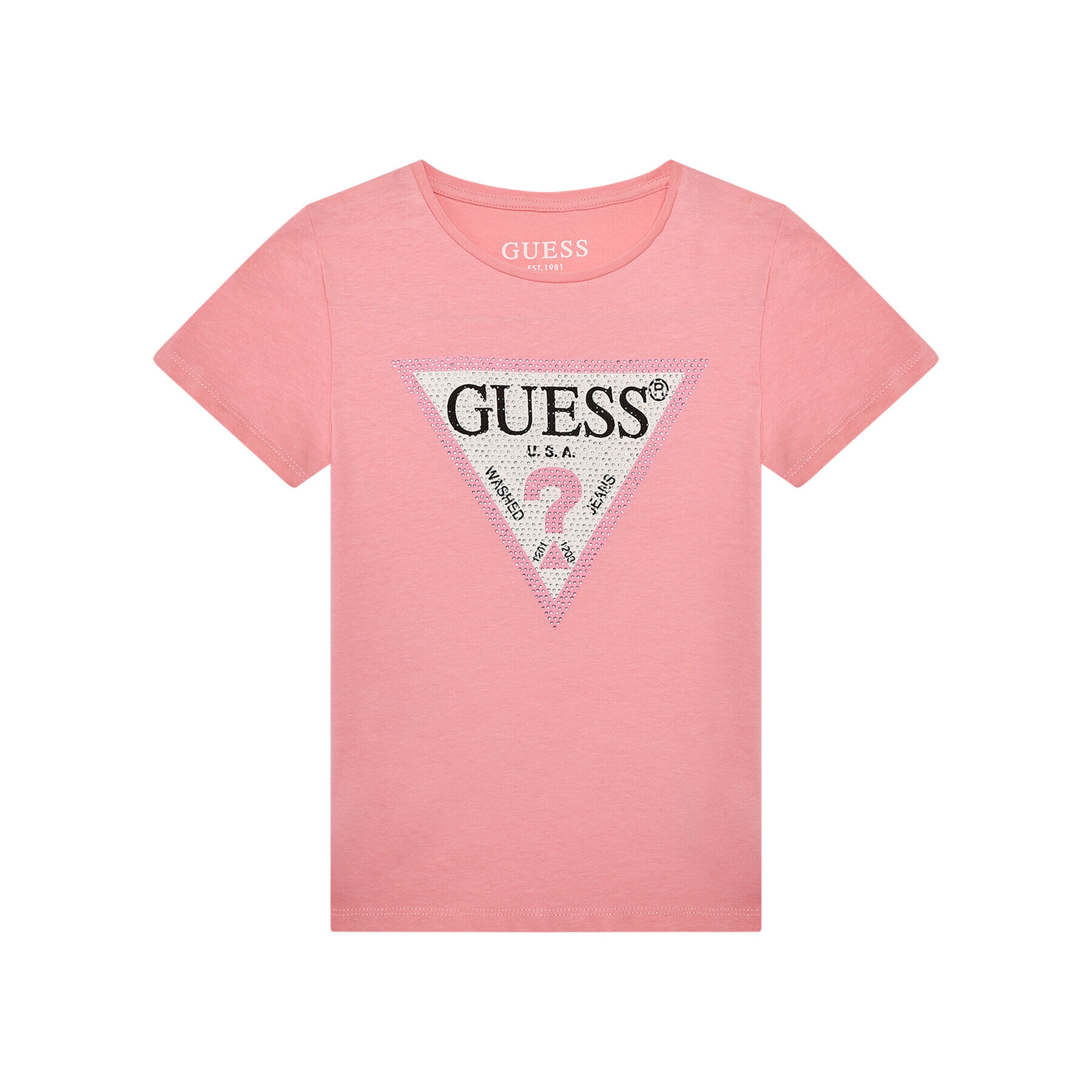 Guess Tričko J1YI35 K6YW1 Ružová Regular Fit - Pepit.sk