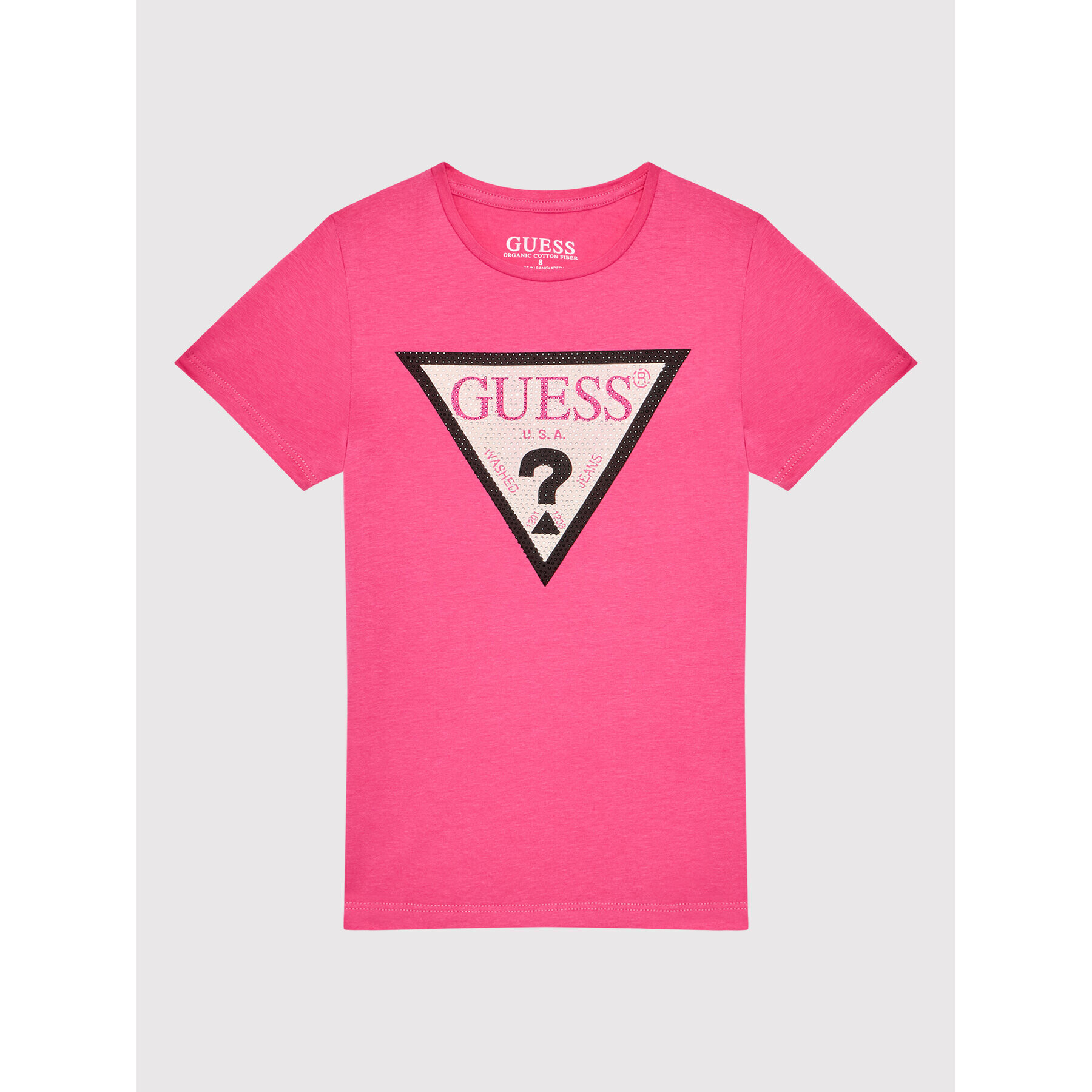 Guess Tričko J1YI35 K6YW1 Ružová Regular Fit - Pepit.sk