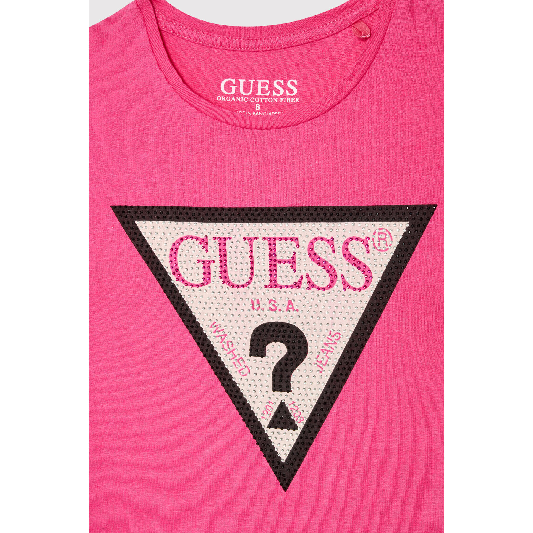 Guess Tričko J1YI35 K6YW1 Ružová Regular Fit - Pepit.sk