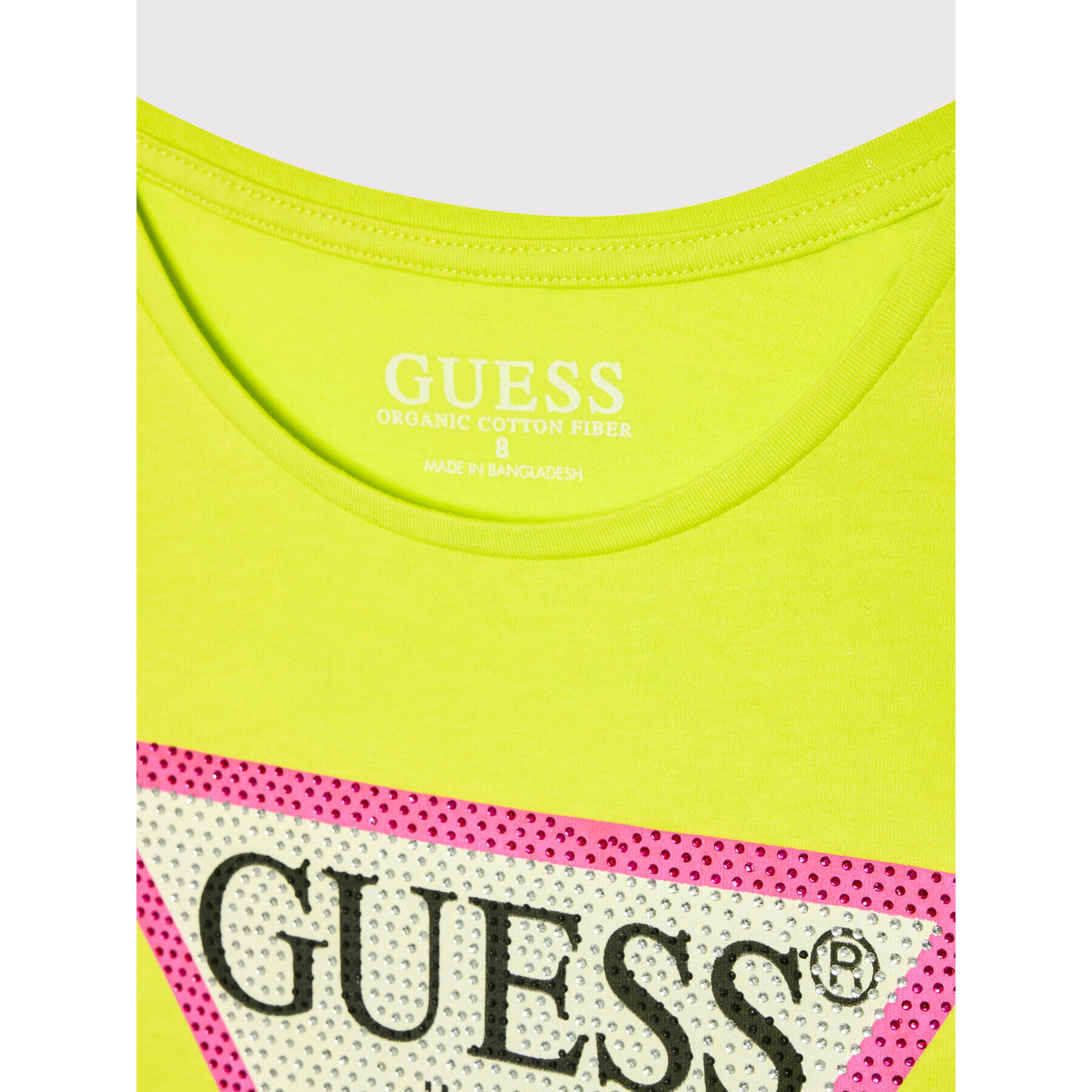 Guess Tričko J1YI35 K6YW1 Zelená Regular Fit - Pepit.sk