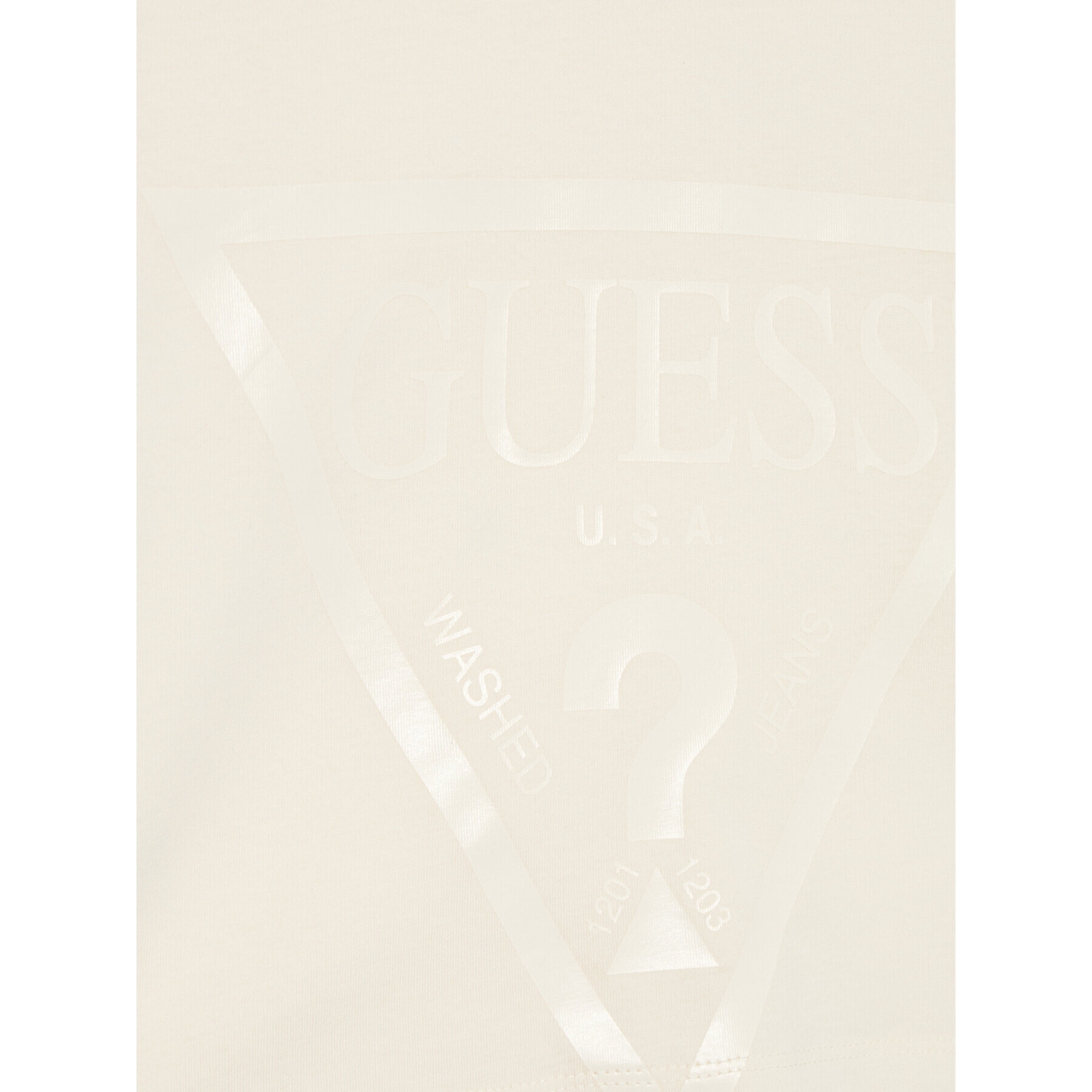 Guess Tričko J2BI41 K8HM0 Béžová Cropped Fit - Pepit.sk