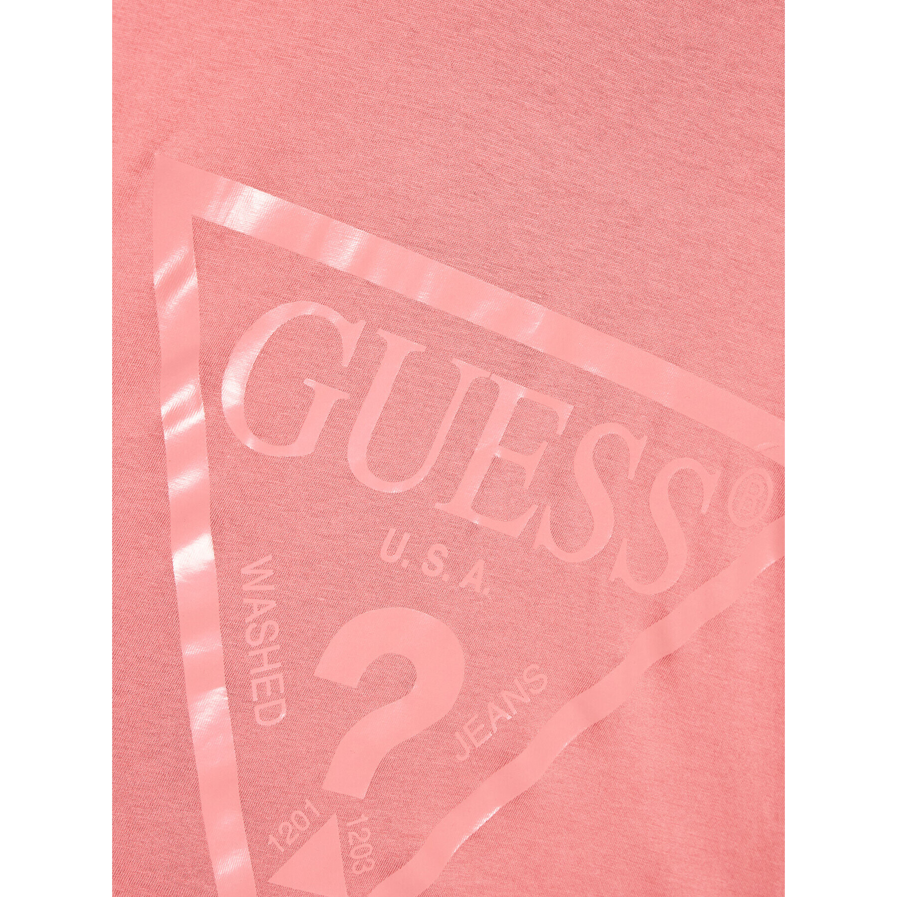 Guess Tričko J2BI41 K8HM0 Ružová Cropped Fit - Pepit.sk