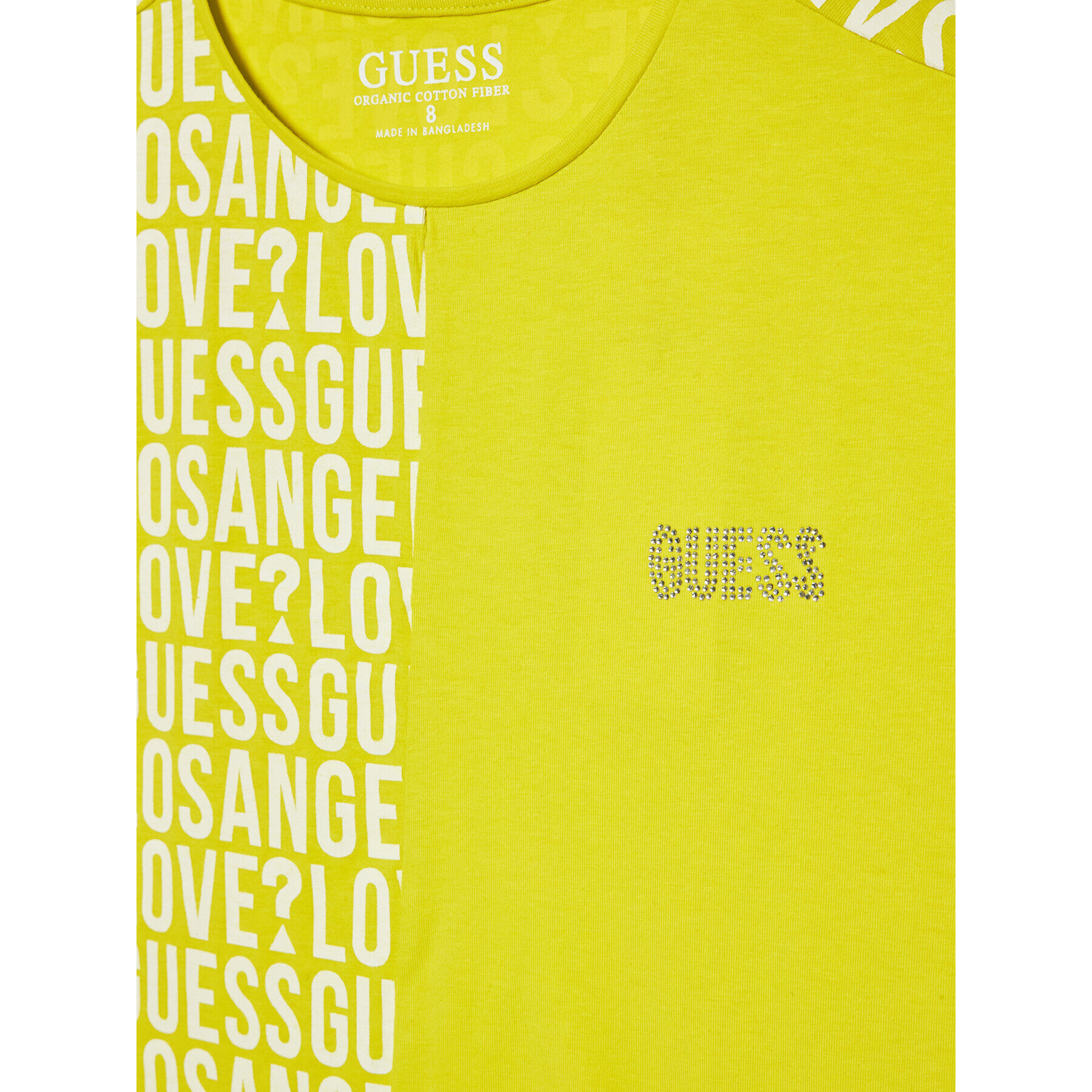 Guess Tričko J2RI27 K6YW1 Zelená Regular Fit - Pepit.sk