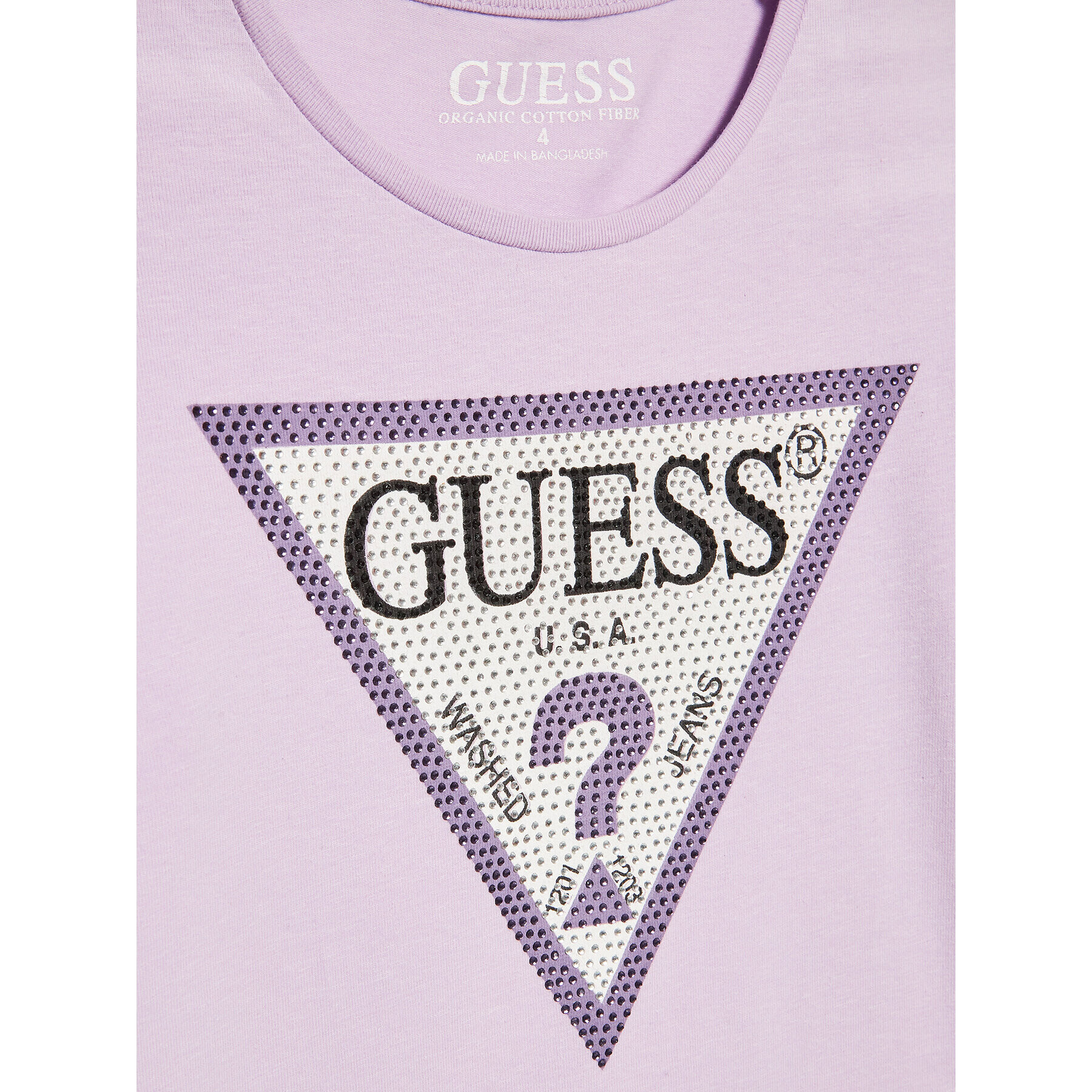 Guess Tričko J2YI51 K6YW1 Fialová Regular Fit - Pepit.sk