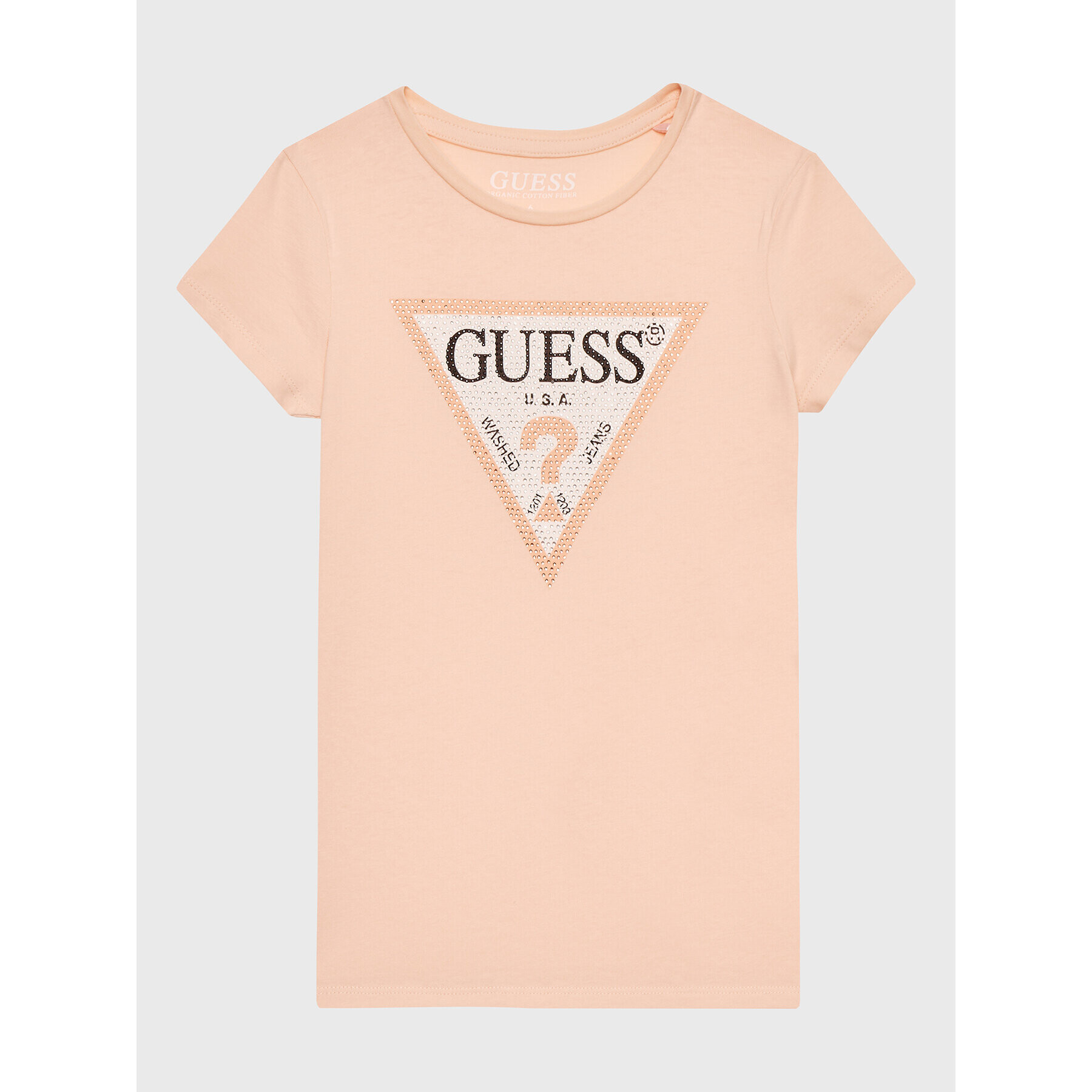 Guess Tričko J2YI51 K6YW1 Ružová Regular Fit - Pepit.sk