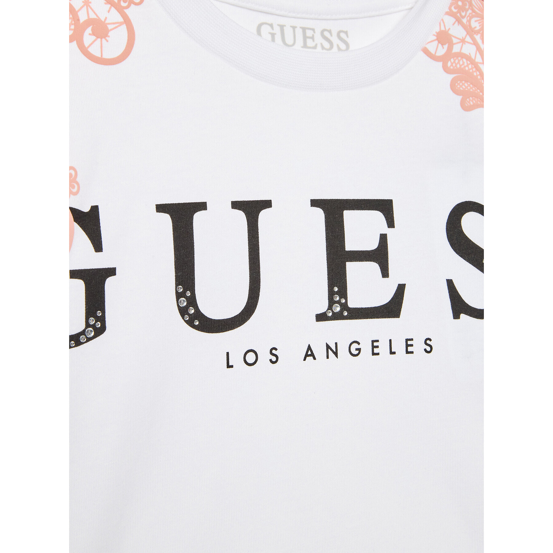 Guess Tričko J3GI19 KB7T0 Biela Boxy Fit - Pepit.sk