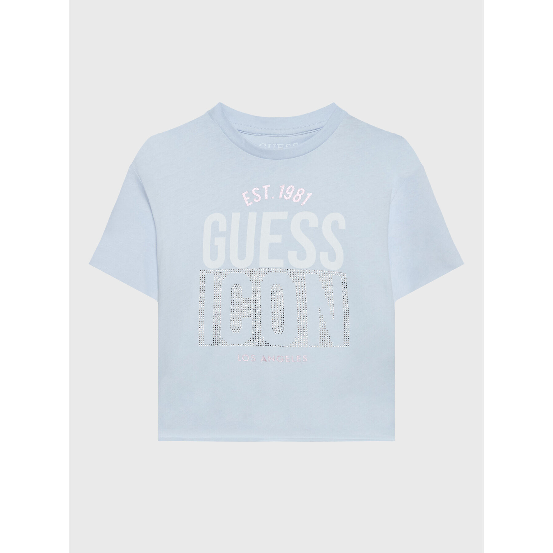 Guess Tričko J3RI13 K8HM3 Modrá Regular Fit - Pepit.sk