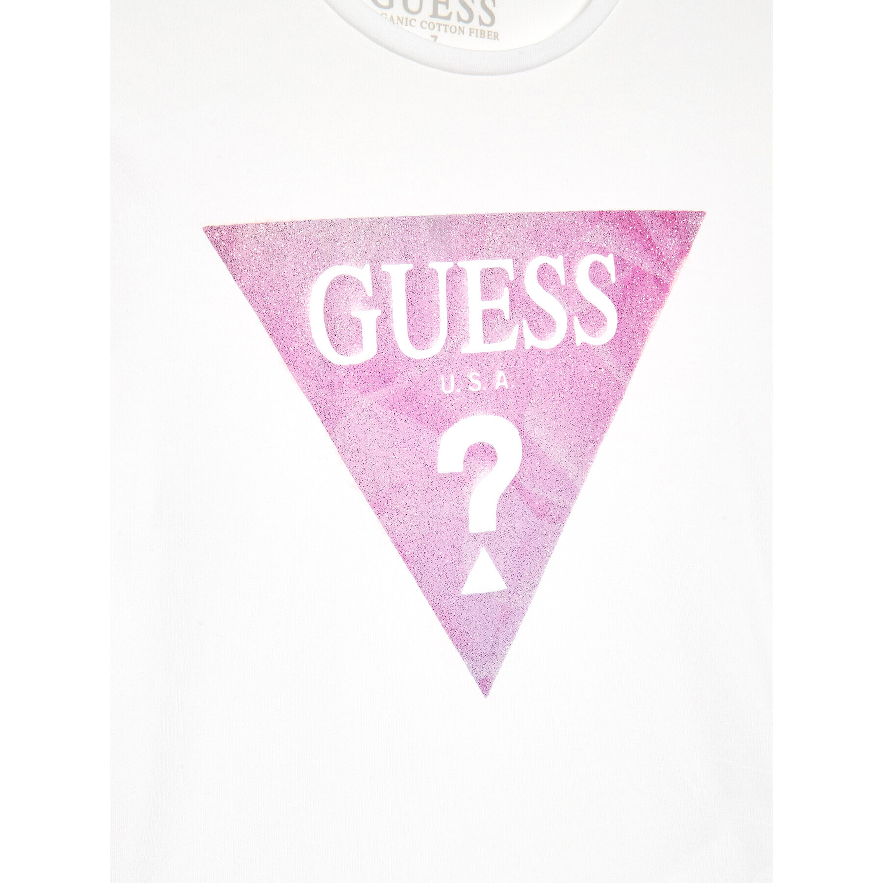 Guess Tričko J3RI32 K6YW1 Biela Regular Fit - Pepit.sk