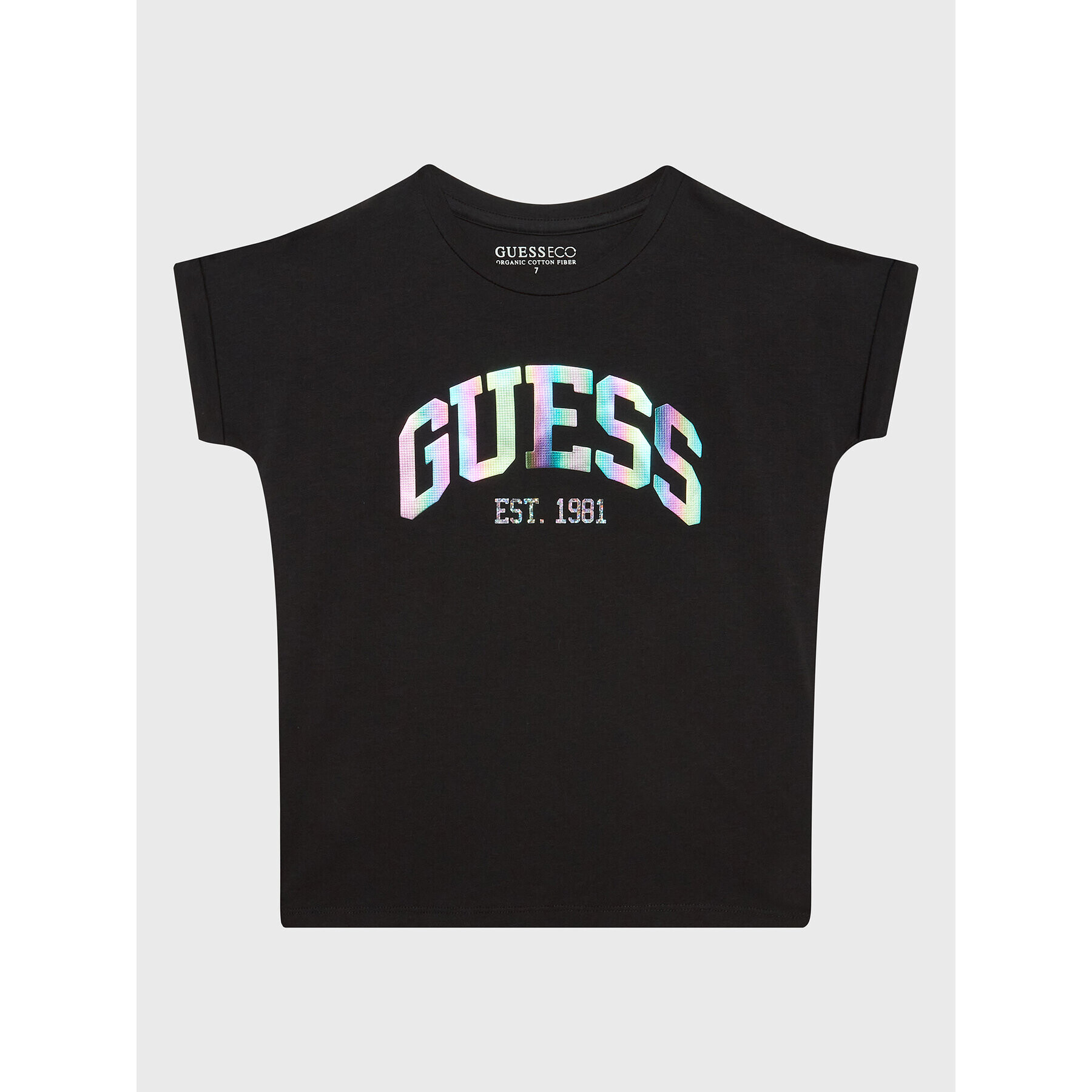 Guess Tričko J3RI33 K6YW1 Čierna Regular Fit - Pepit.sk