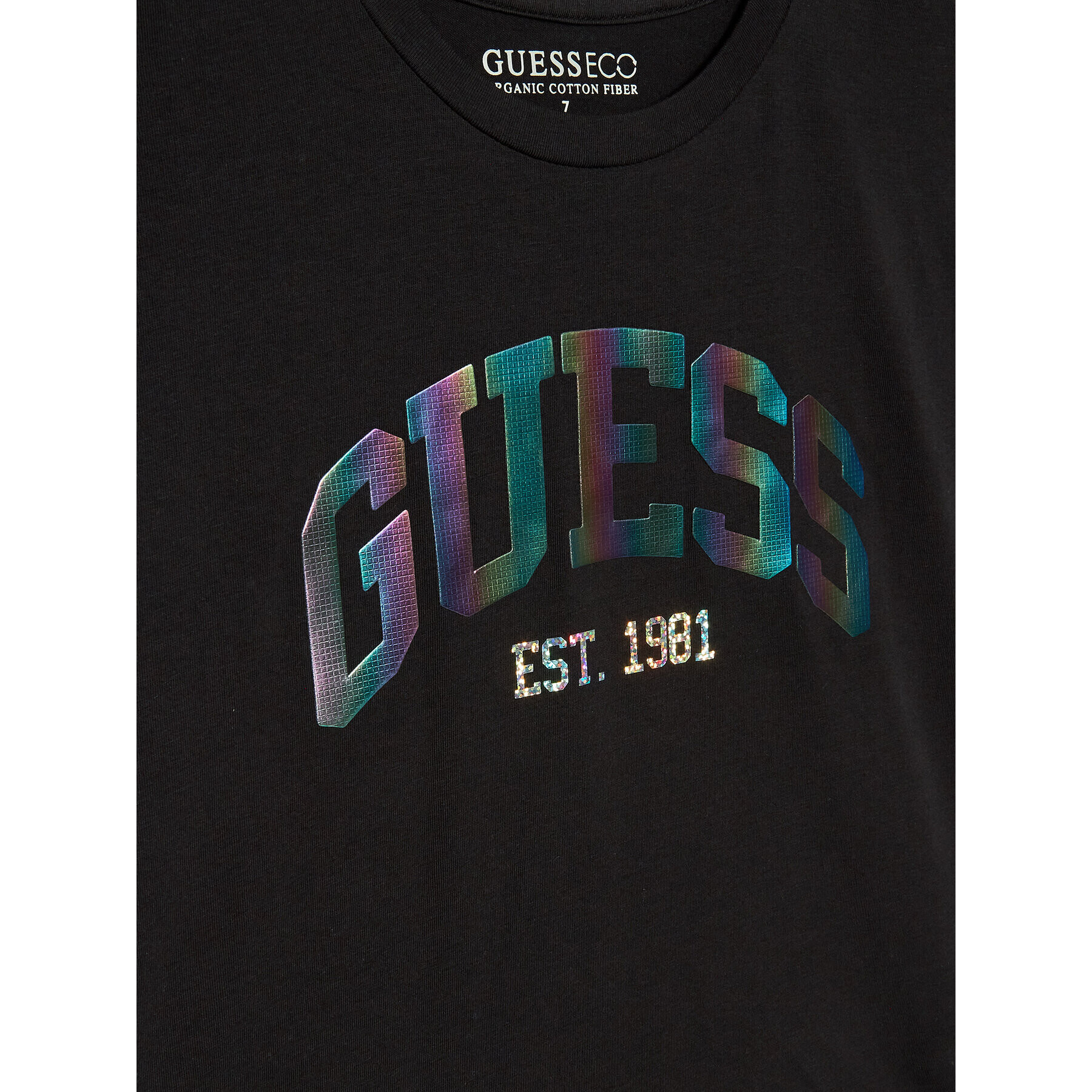 Guess Tričko J3RI33 K6YW1 Čierna Regular Fit - Pepit.sk