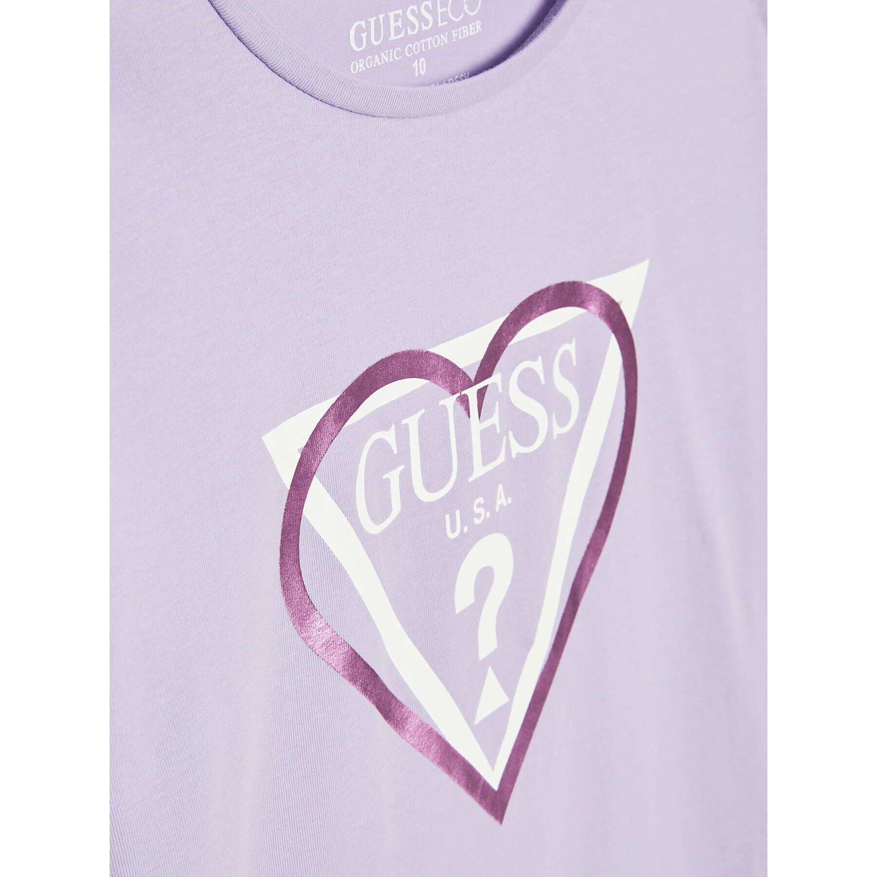 Guess Tričko J3YI02 K6YW4 Fialová Regular Fit - Pepit.sk