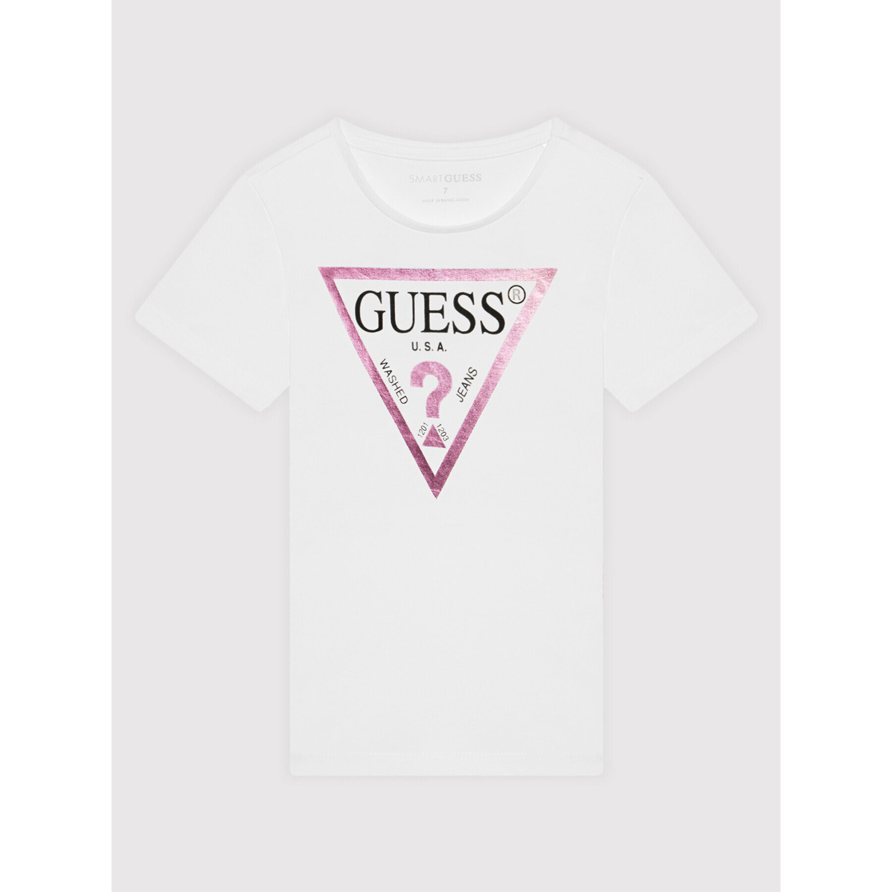 Guess Tričko J73I56 K8HM0 Biela Regular Fit - Pepit.sk