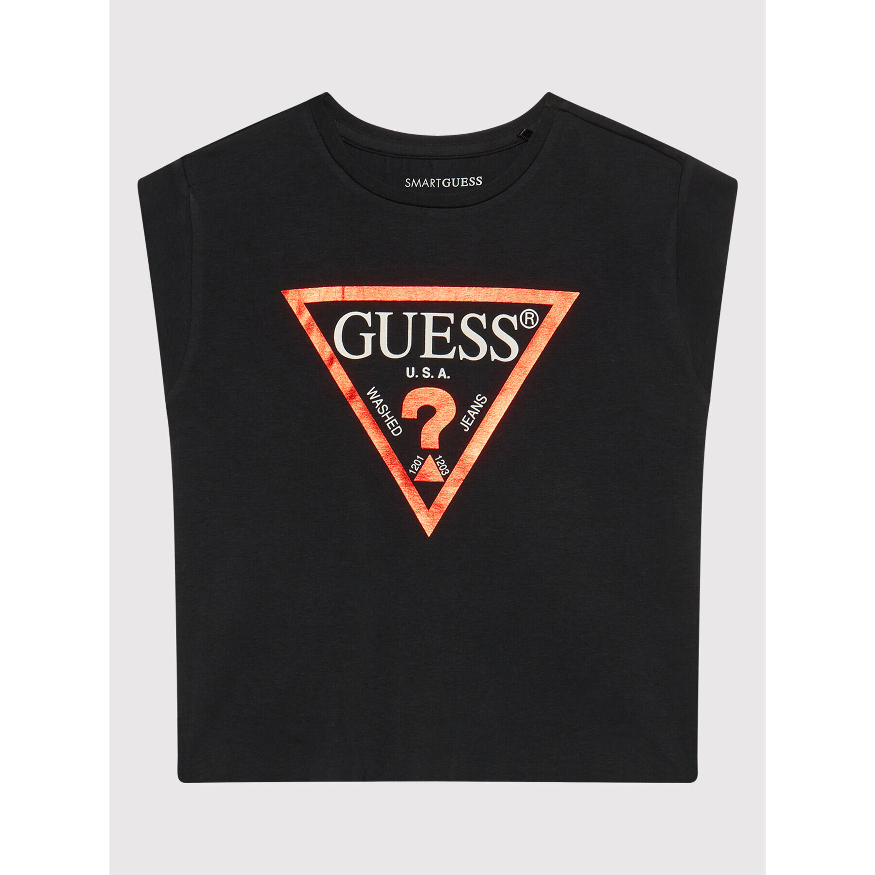 Guess Tričko J81I15 J1311 Čierna Regular Fit - Pepit.sk