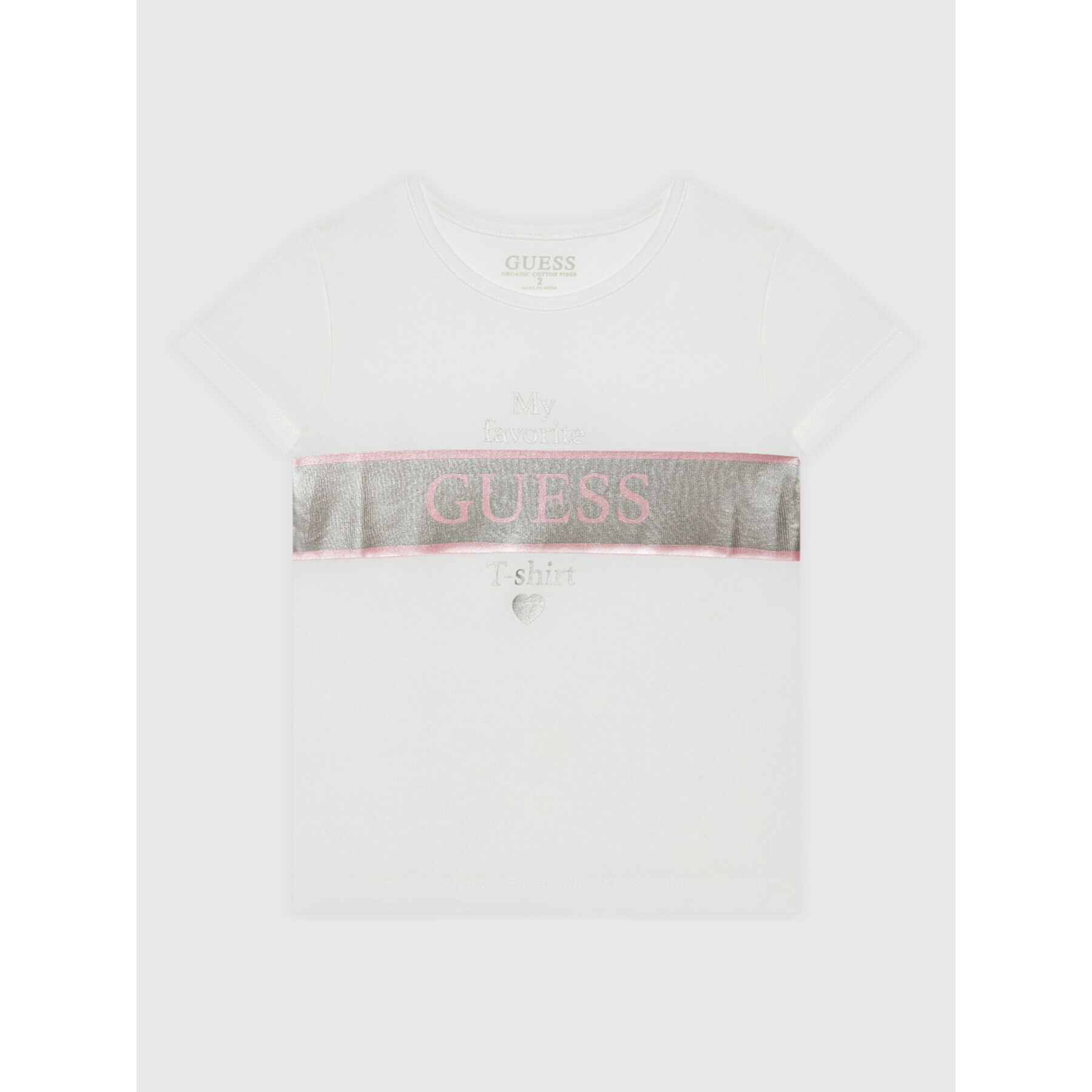 Guess Tričko K2RI17 K6YW1 Biela Regular Fit - Pepit.sk