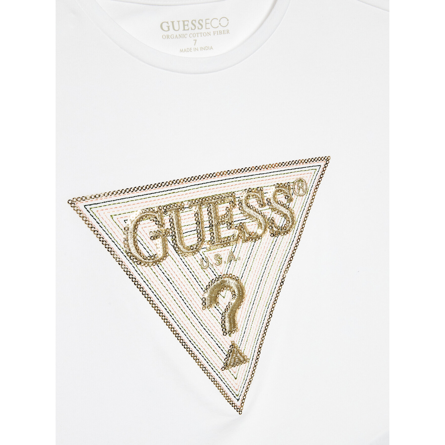 Guess Tričko K3GI07 K6YW1 Biela Boxy Fit - Pepit.sk