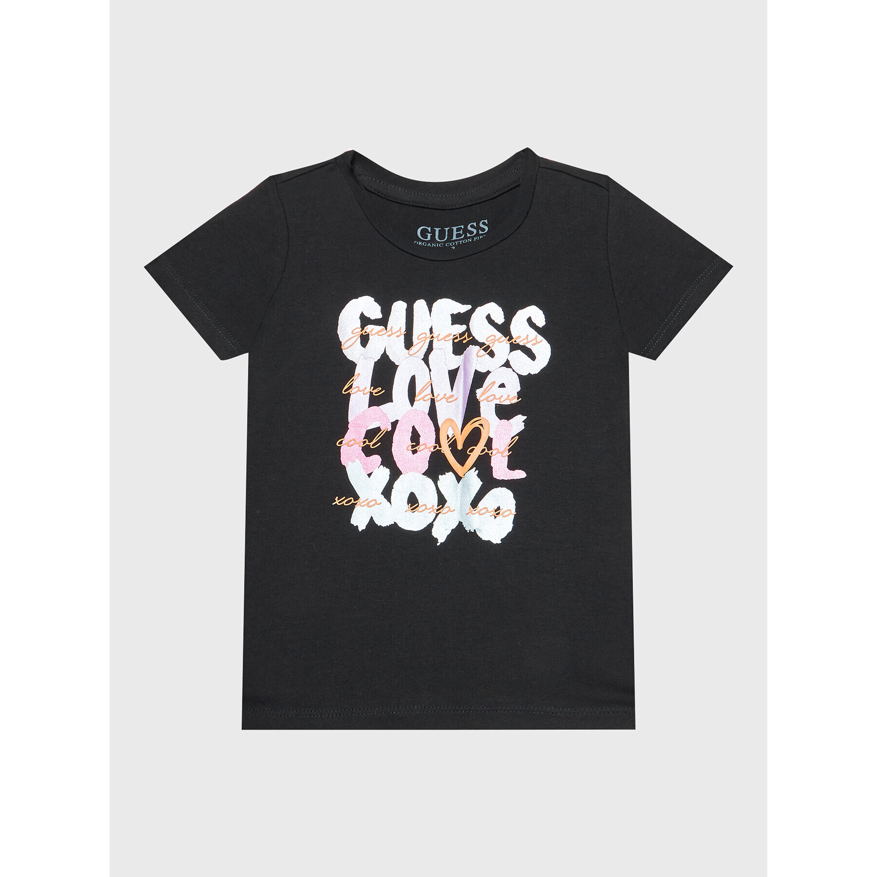 Guess Tričko K3RI02 K6YW1 Čierna Regular Fit - Pepit.sk