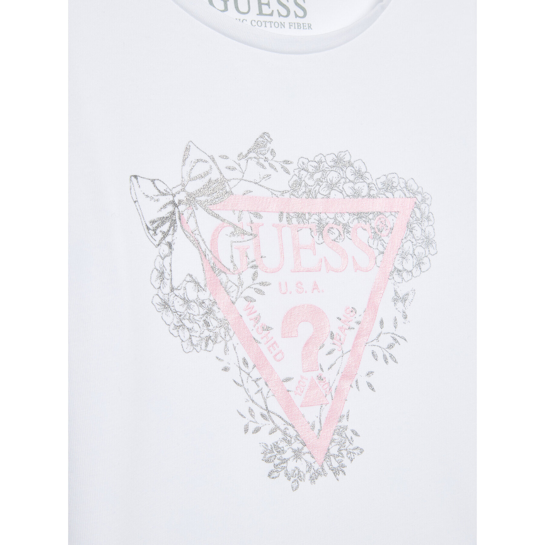 Guess Tričko K3RI17 K6YW1 Biela Regular Fit - Pepit.sk