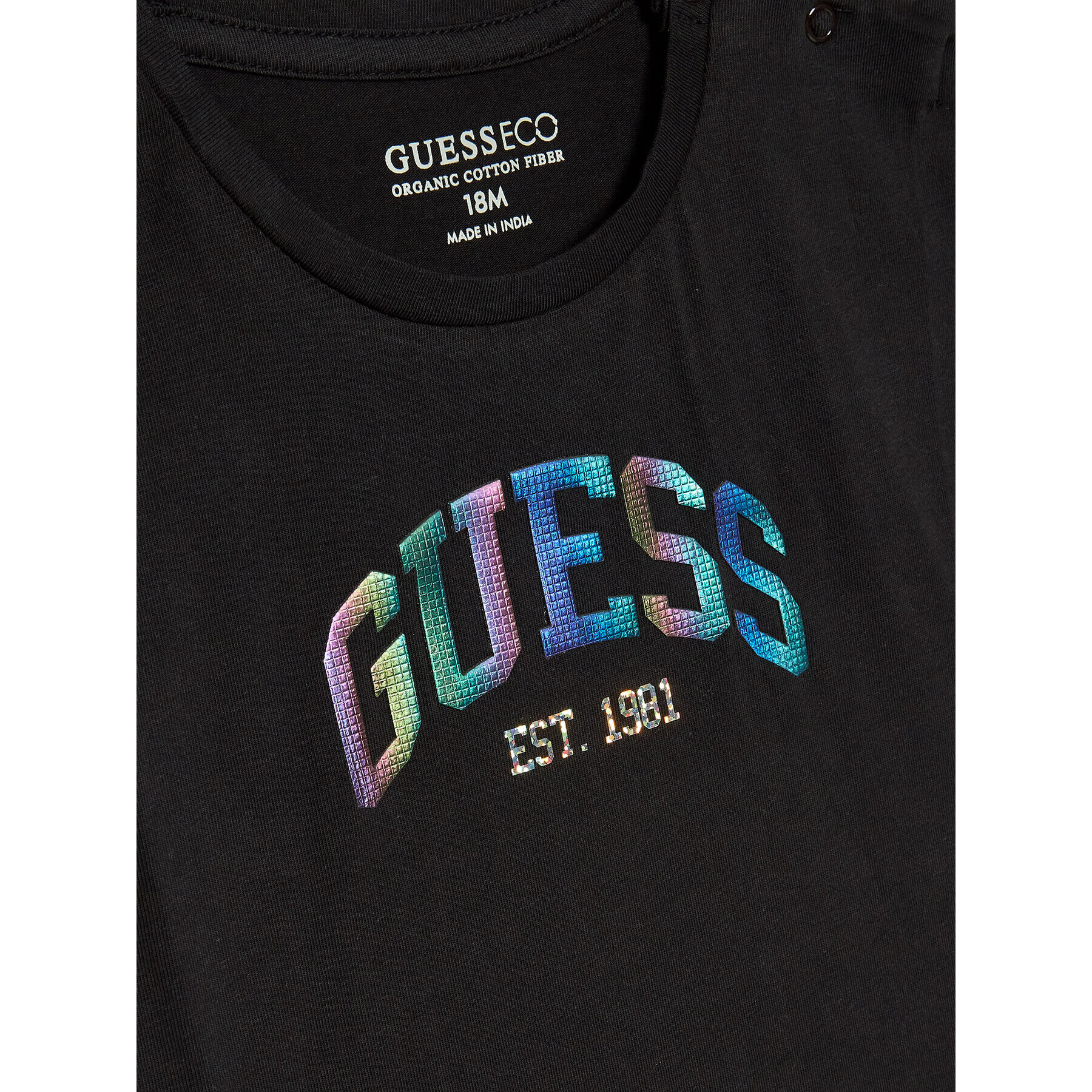 Guess Tričko K3RI25 K6YW1 Čierna Regular Fit - Pepit.sk