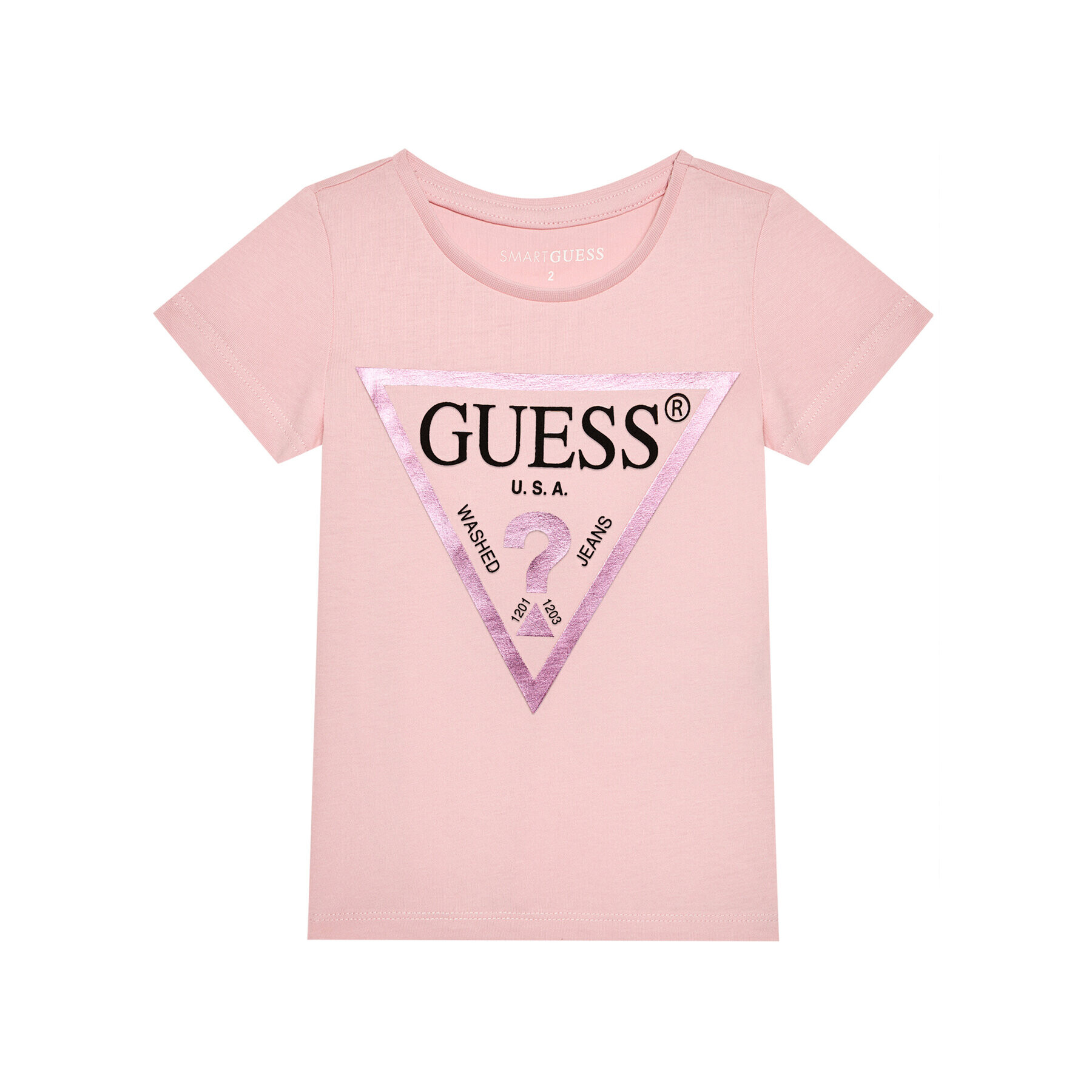 Guess Tričko K73I56 K8HM0 Ružová Regular Fit - Pepit.sk