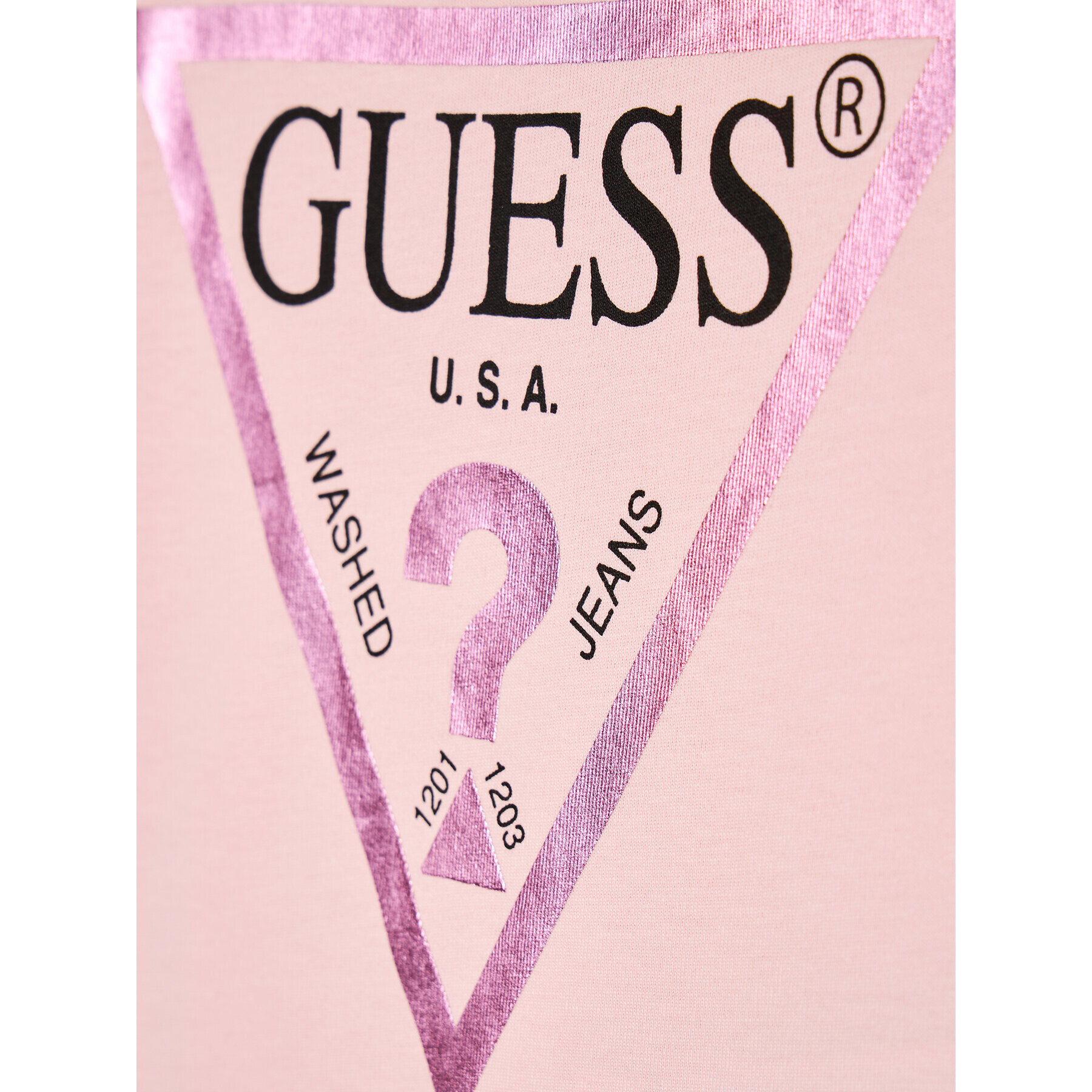 Guess Tričko K73I56 K8HM0 Ružová Regular Fit - Pepit.sk