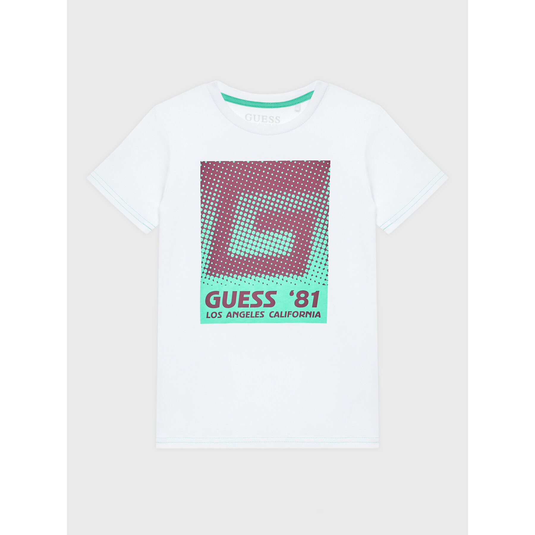 Guess Tričko L2BI20 I3Z11 Biela Regular Fit - Pepit.sk