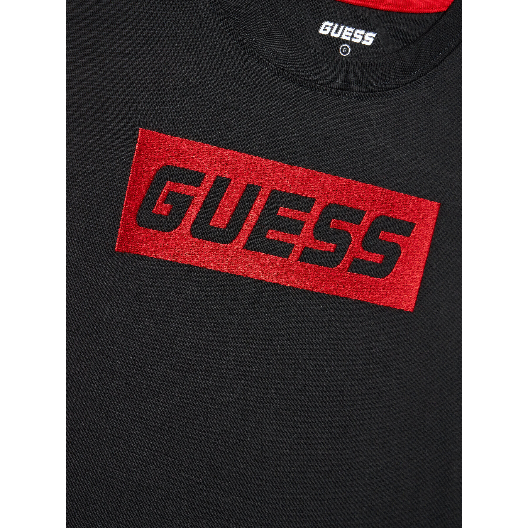 Guess Tričko L2BI33 K8FQ4 Čierna Regular Fit - Pepit.sk