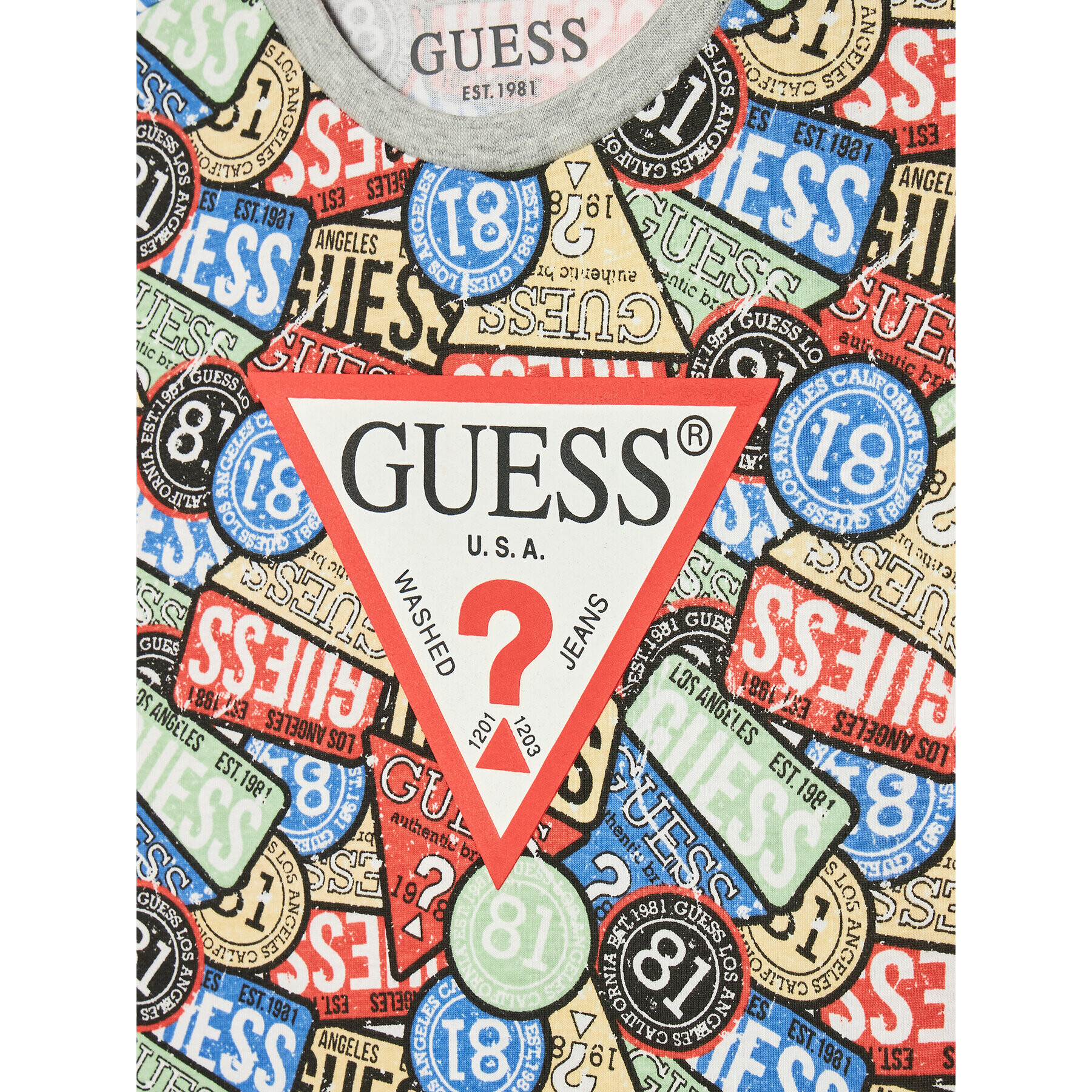 Guess Tričko L2YI05 K5M20 Farebná Regular Fit - Pepit.sk