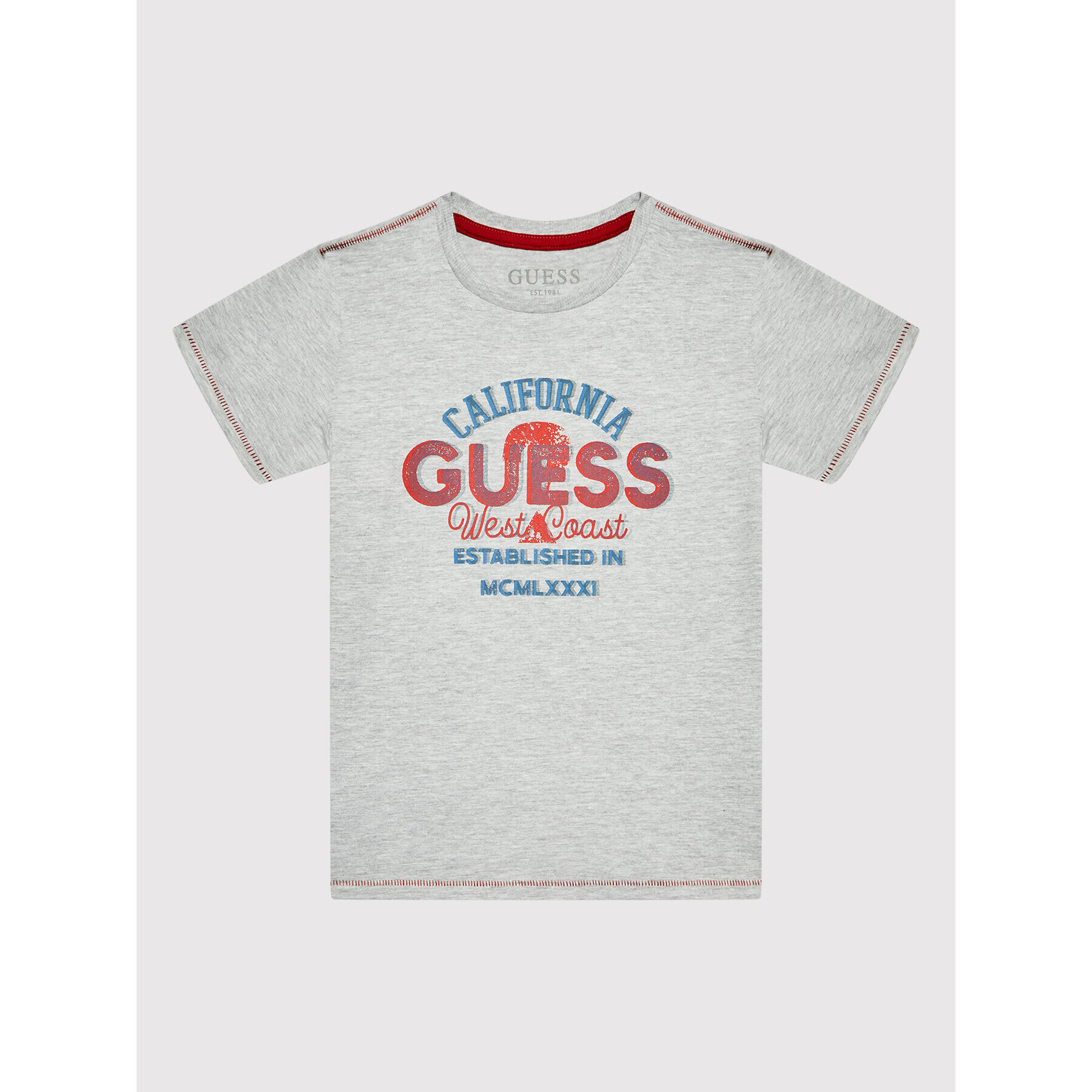 Guess Tričko L2YI30 K9N50 Sivá Regular Fit - Pepit.sk