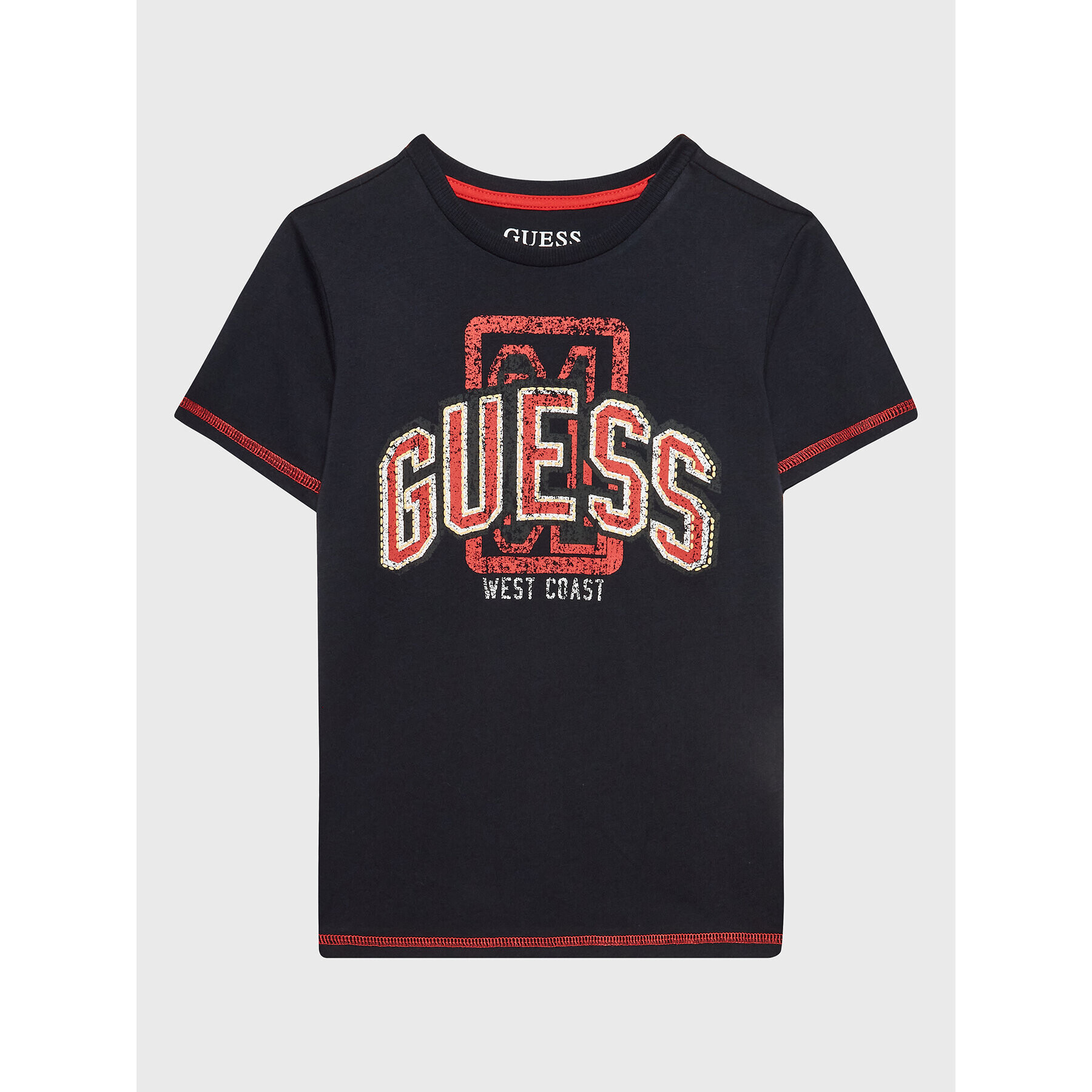 Guess Tričko L3RI11 K8HM0 Tmavomodrá Regular Fit - Pepit.sk