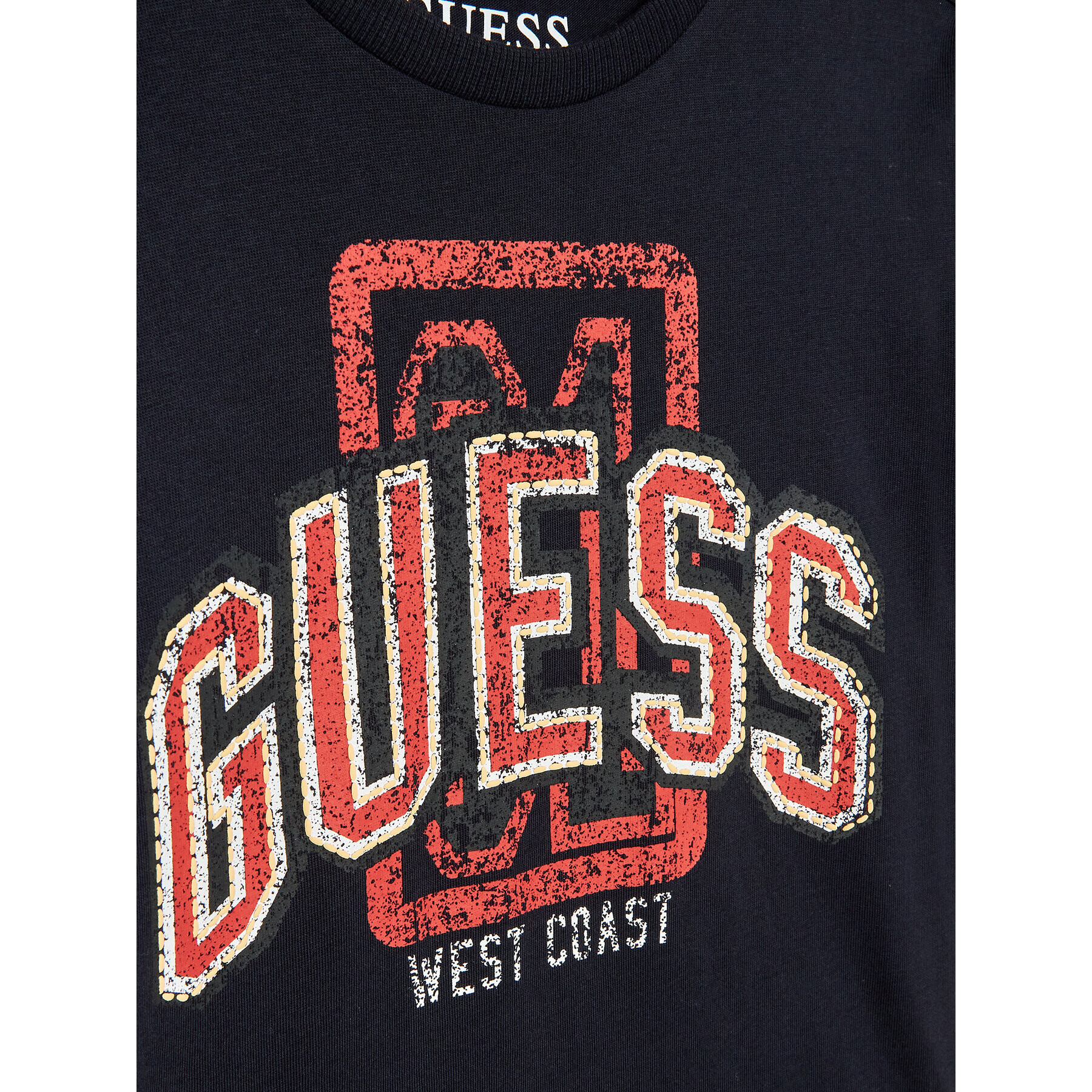 Guess Tričko L3RI11 K8HM0 Tmavomodrá Regular Fit - Pepit.sk