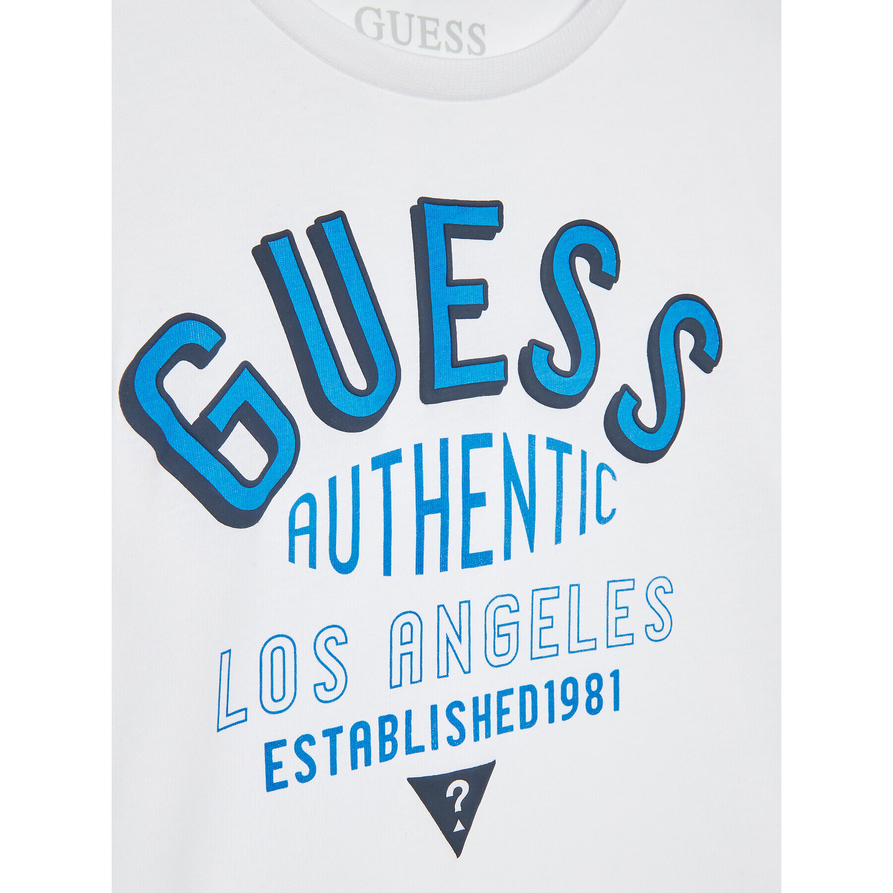 Guess Tričko L3RI12 K8HM0 Biela Regular Fit - Pepit.sk