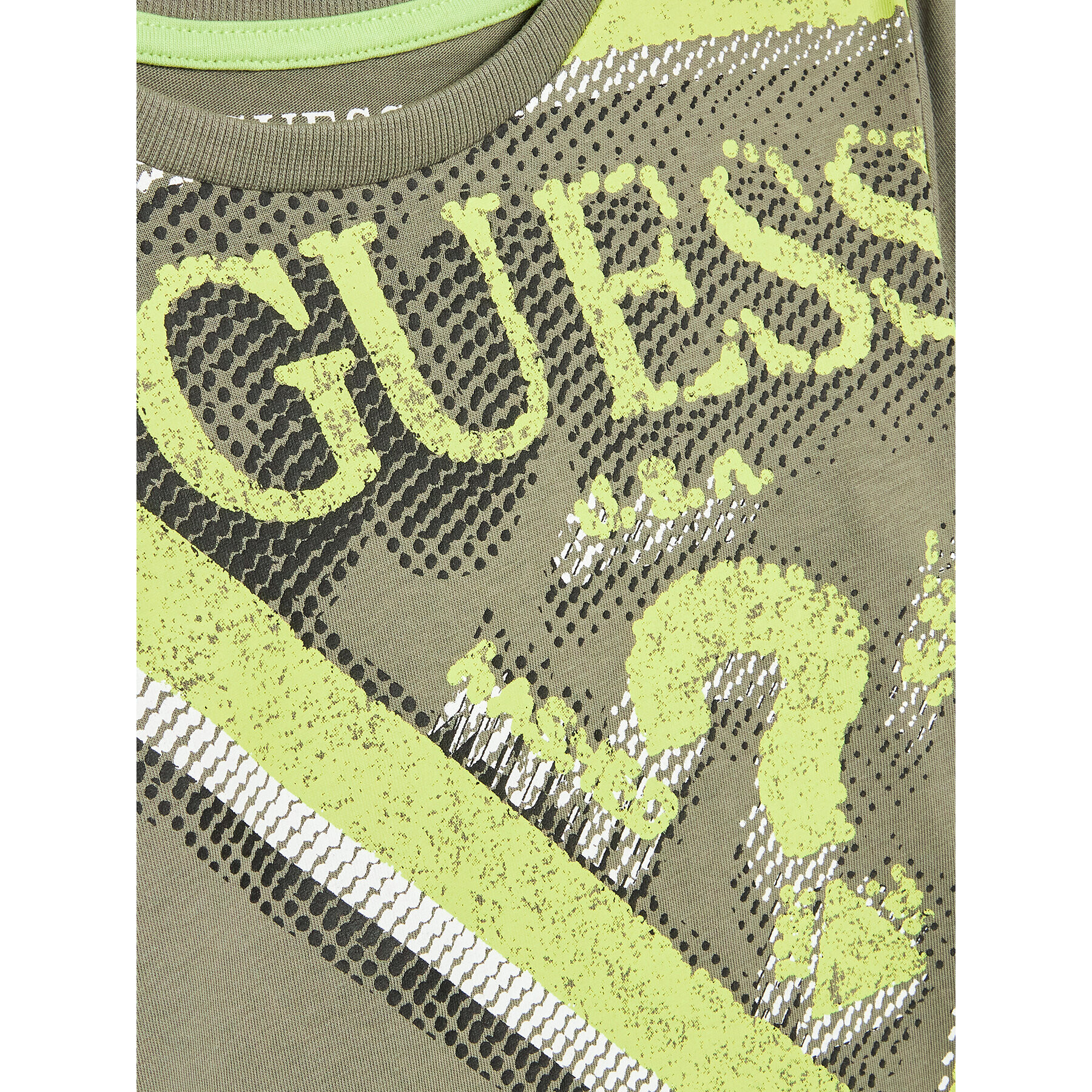 Guess Tričko L3RI18 K8HM0 Zelená Regular Fit - Pepit.sk