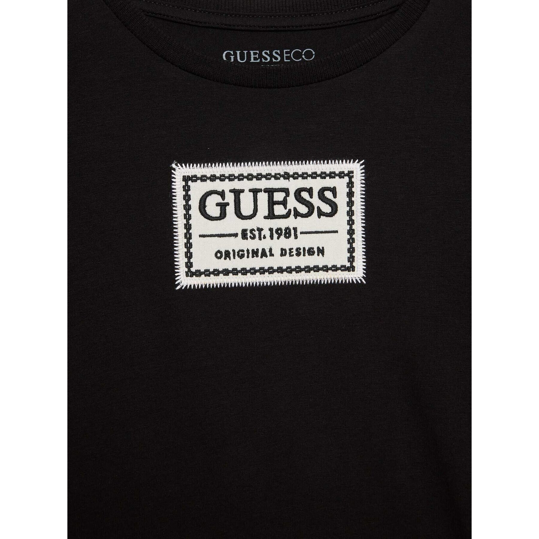 Guess Tričko L3RI20 K6YW1 Čierna Regular Fit - Pepit.sk