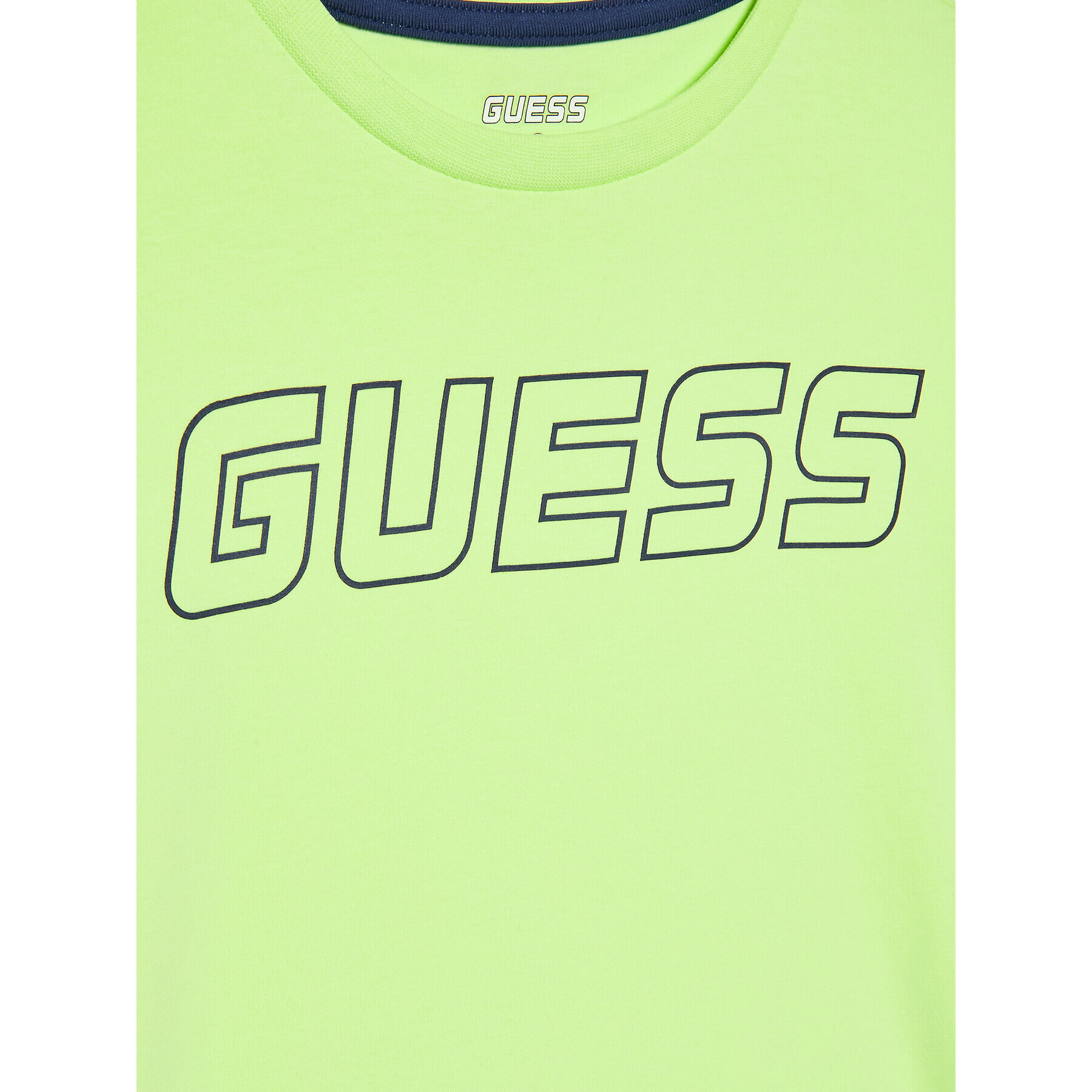 Guess Tričko L3RI25 J1314 Zelená Regular Fit - Pepit.sk