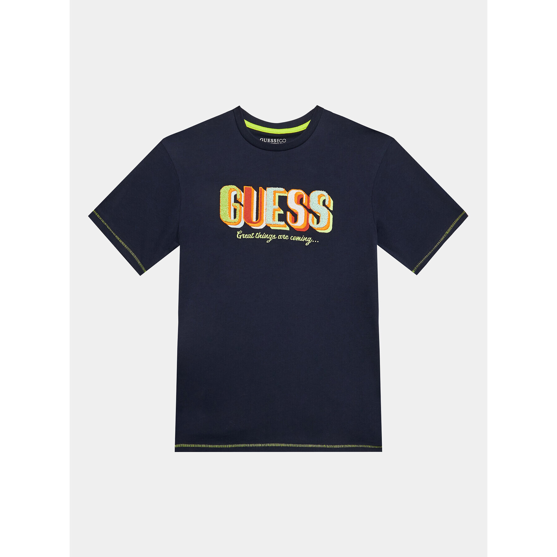 Guess Tričko L3YI08 K8HM4 Modrá Oversize - Pepit.sk