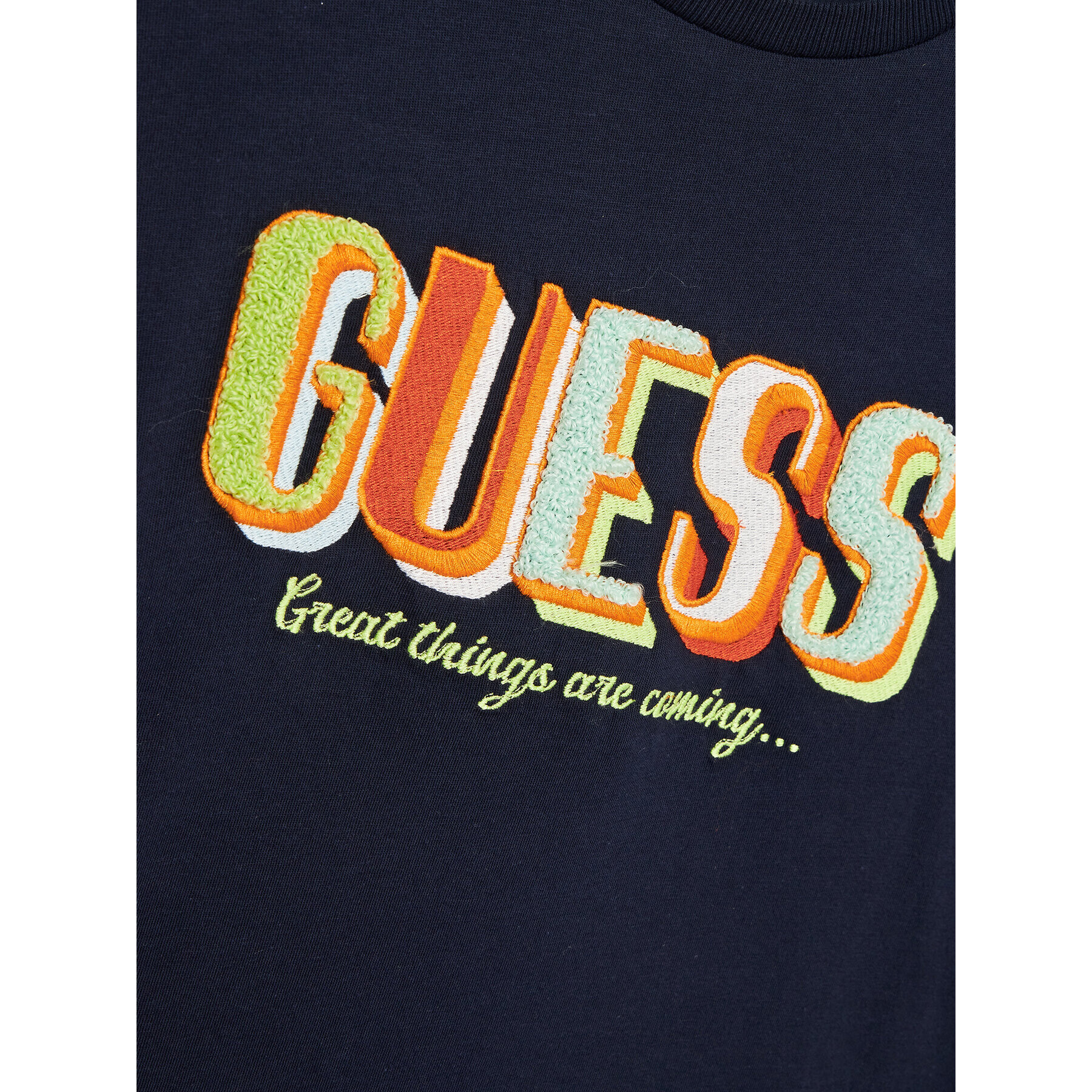 Guess Tričko L3YI08 K8HM4 Modrá Oversize - Pepit.sk