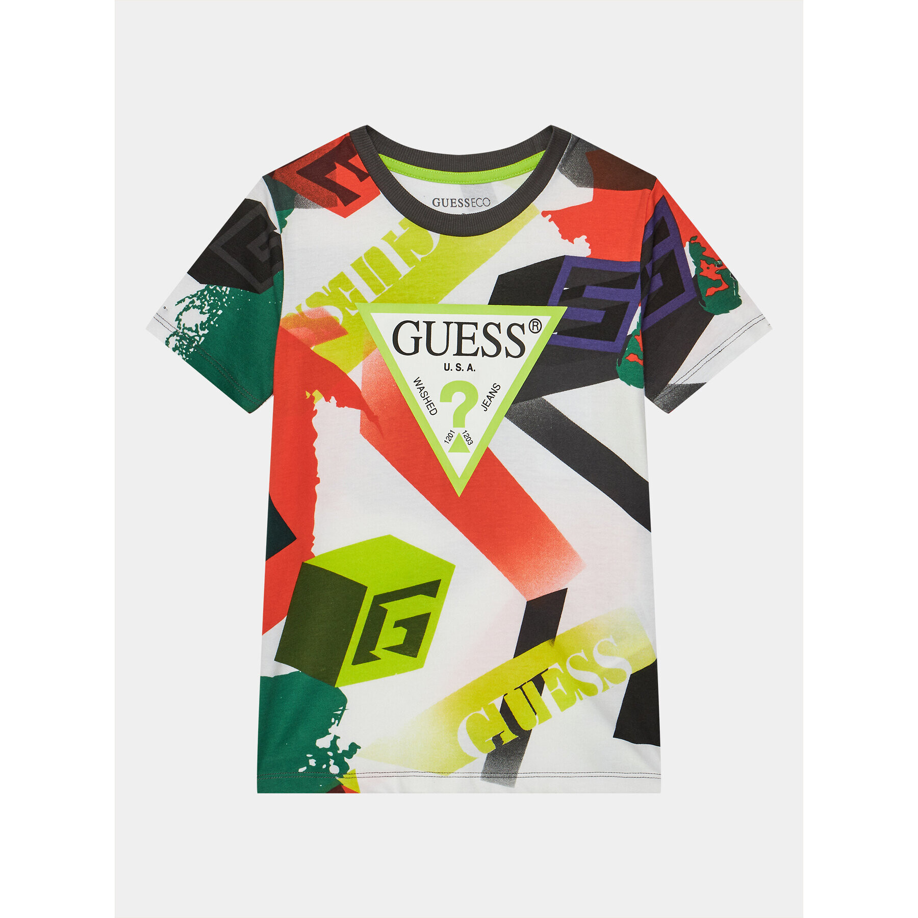 Guess Tričko L4RI03 K8HM3 Farebná Regular Fit - Pepit.sk