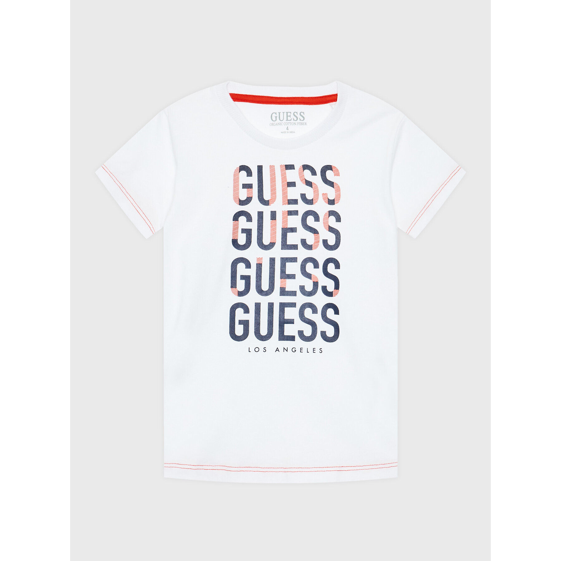 Guess Tričko N2BI13 I3Z11 Biela Regular Fit - Pepit.sk