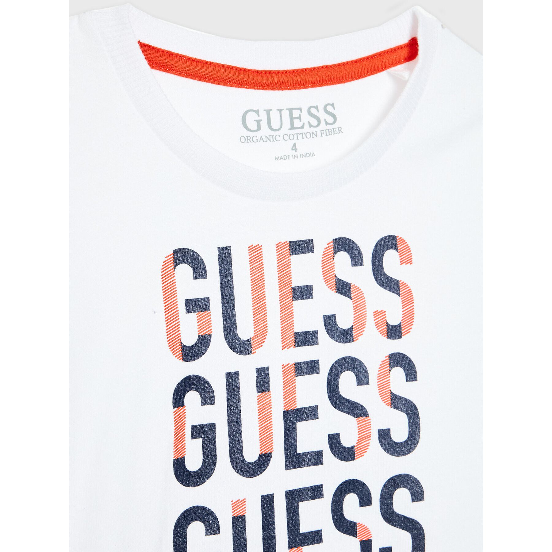 Guess Tričko N2BI13 I3Z11 Biela Regular Fit - Pepit.sk